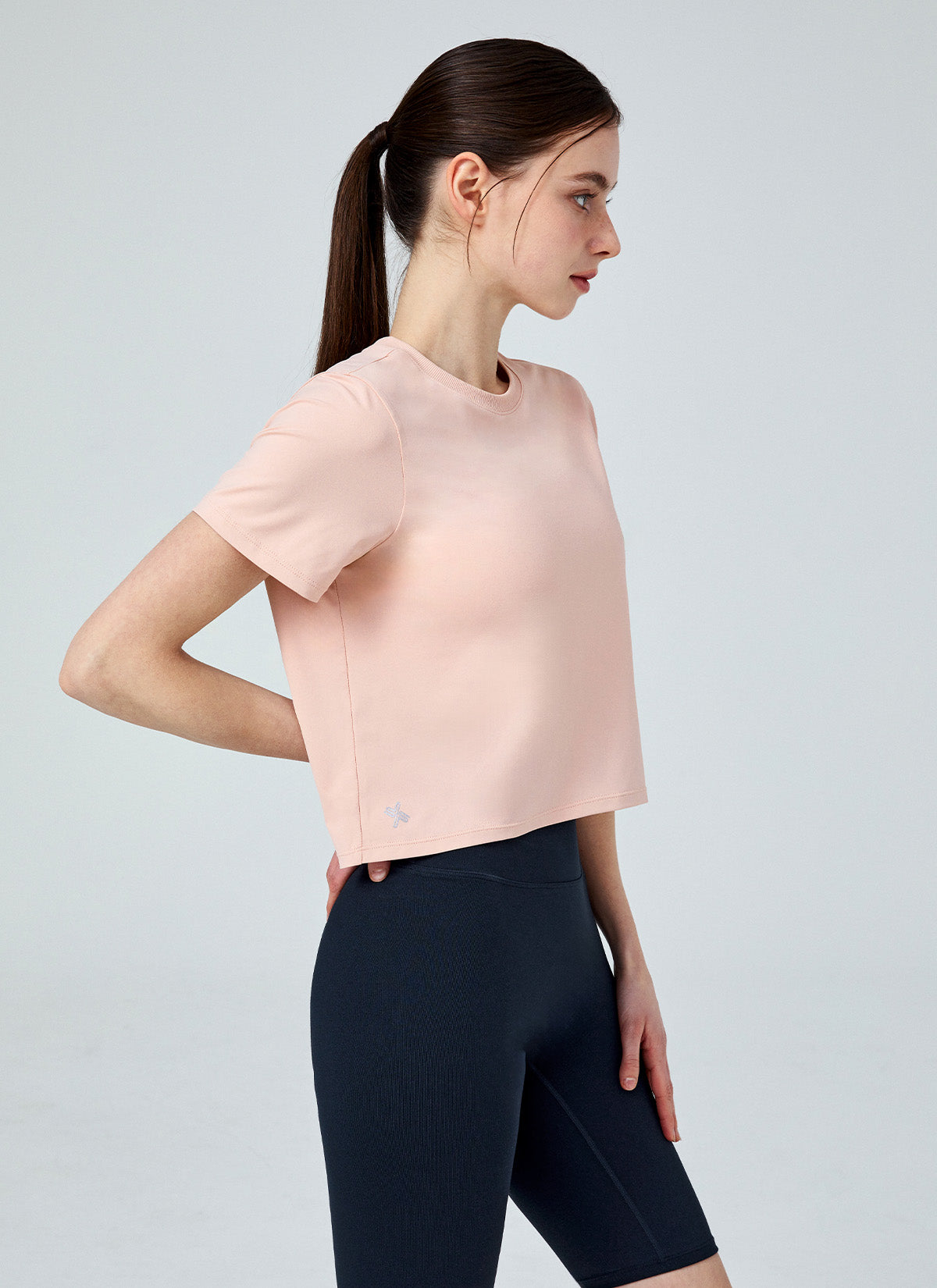 Ice Feather Light 2.0 Crop Short Sleeve T-Shirt - Women's Summer Fashion Top for Gym, Yoga & Casual Outfits