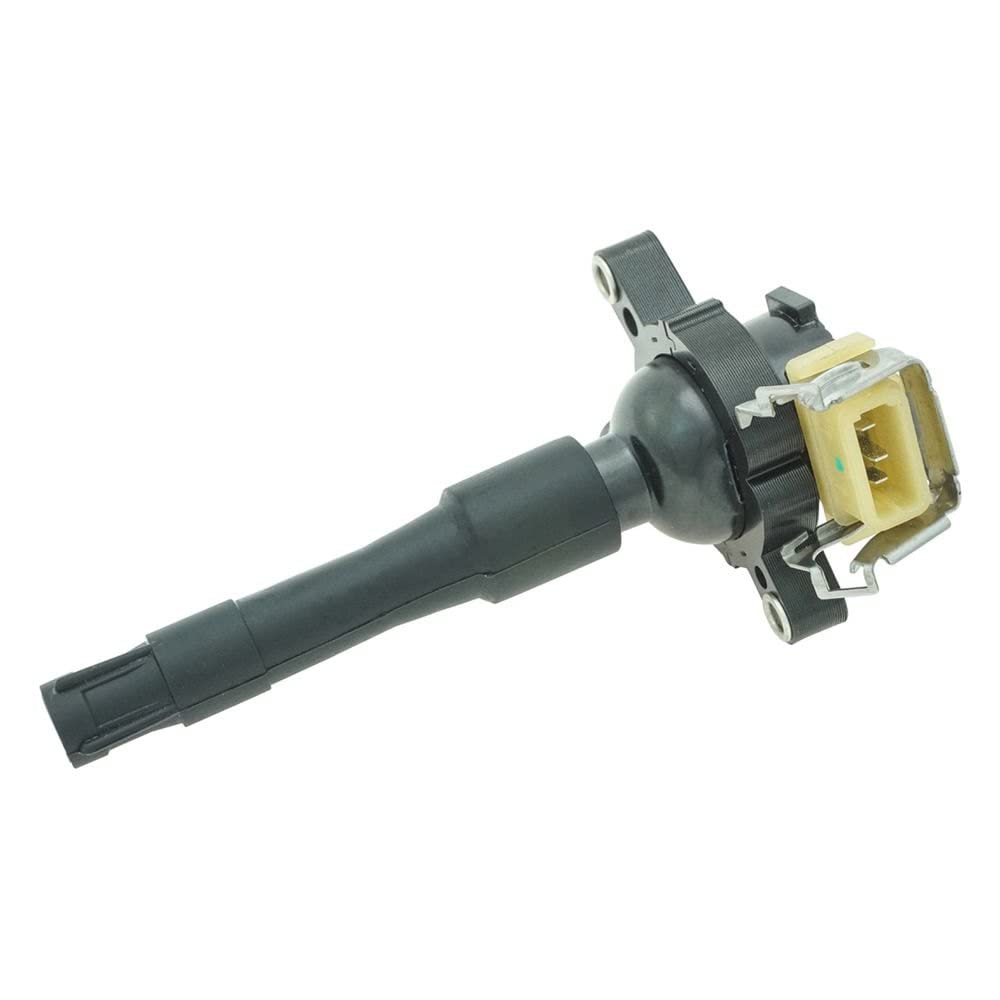 TRQ Ignition Kit with Ignition Coil & Spark Plugs - Compatible with 1996-2003 BMW 3 Series E36 E46 328i 323i 325i - Improve Engine Performance & Fuel Efficiency