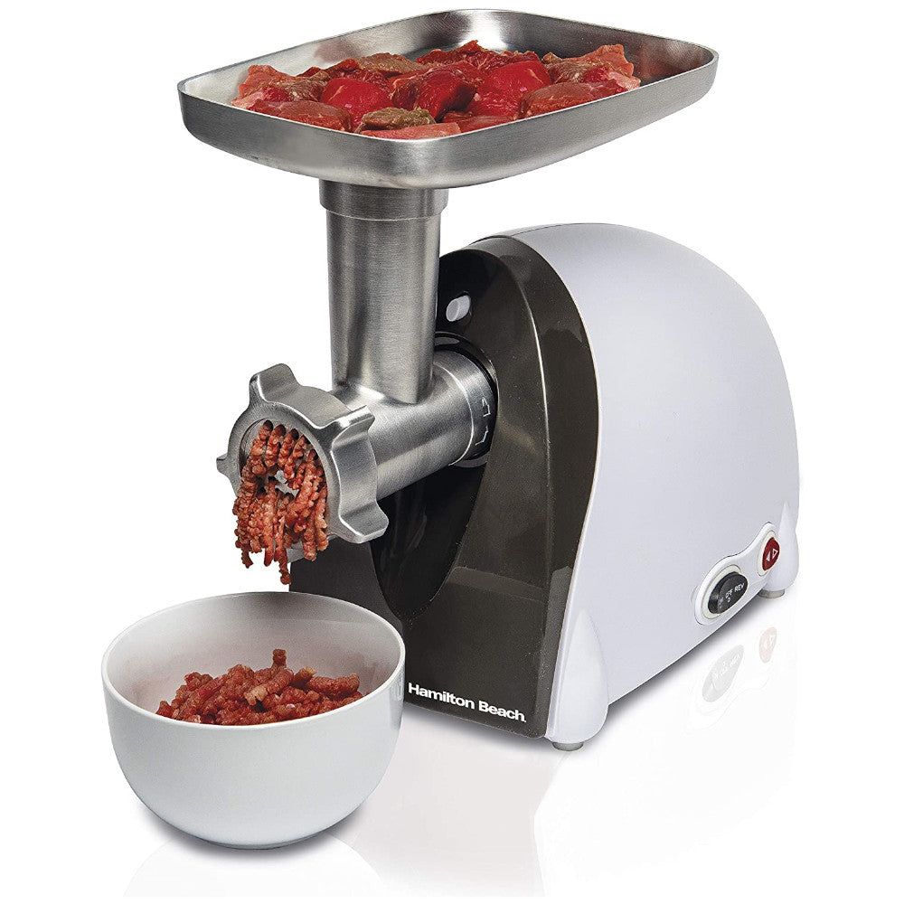 Hamilton Beach 78402C Electric Meat Grinder & Sausage Stuffer - 3-in-1 Kitchen Appliance for Ground Beef, Sausage & More - Perfect for Home Cooking, BBQ & Meal Prep