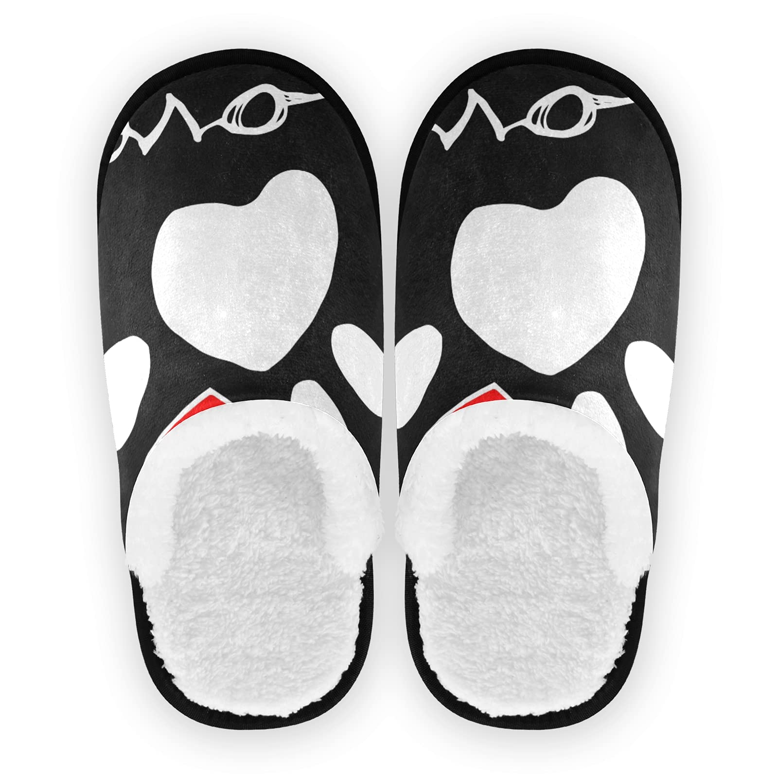 Cozy Animal Paw Slippers for Women & Kids - Indoor Home & Bedroom Comfort
