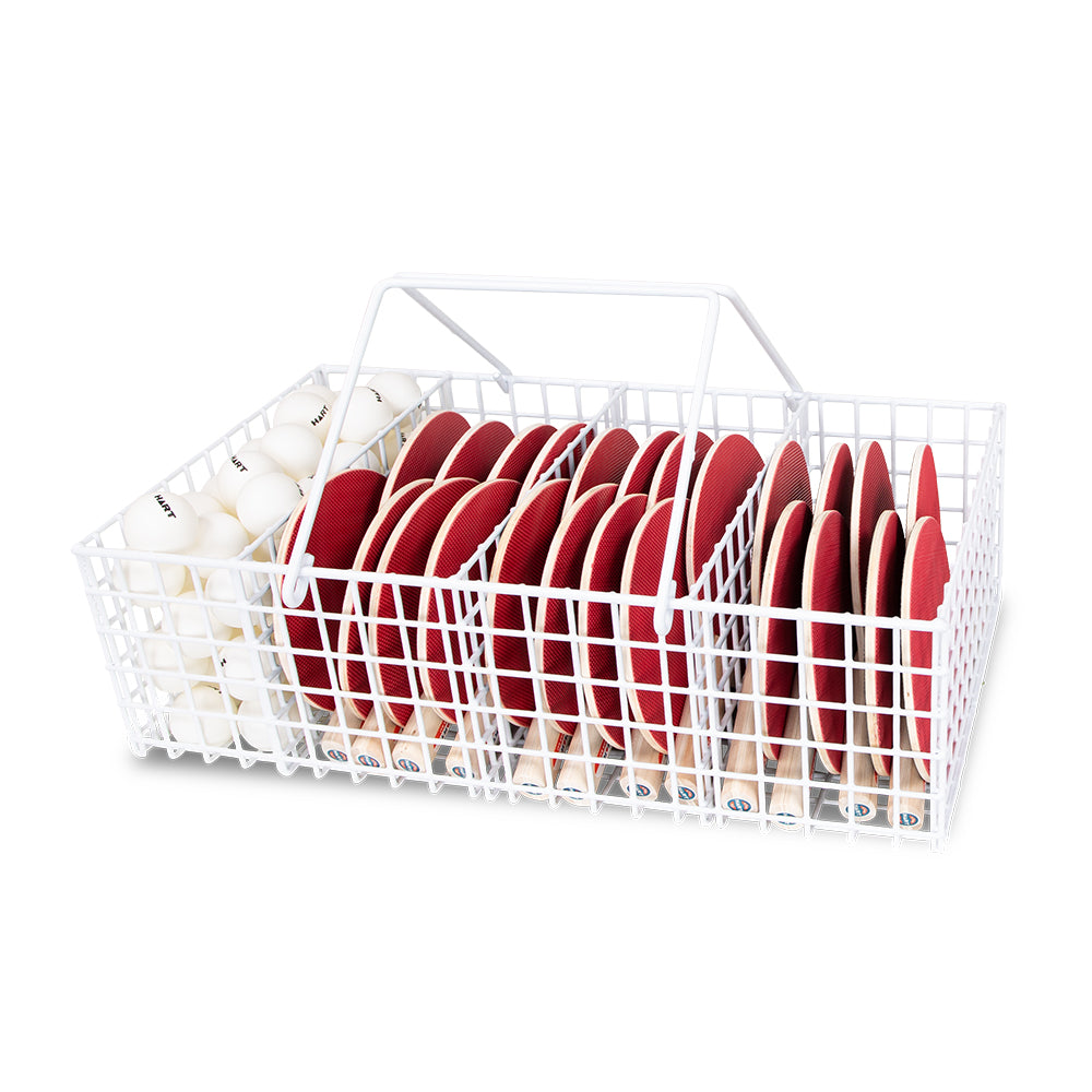 Premium HART Table Tennis Crate - Portable Ping Pong Set with Paddles & Balls - Perfect for Indoor/Outdoor Games, Backyard Parties & Family Fun