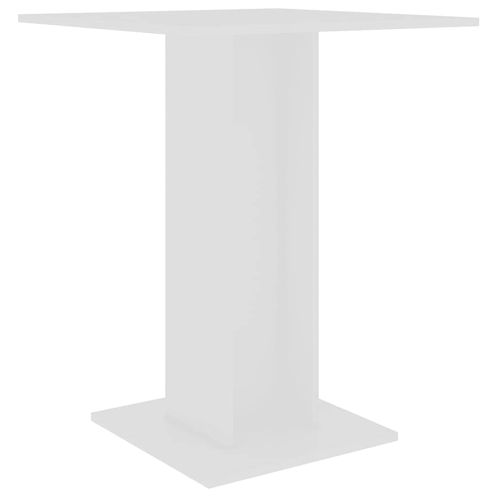 Stylish Square Bistro Table for Dining Room, Kitchen, Living Room & Office - 23.6
