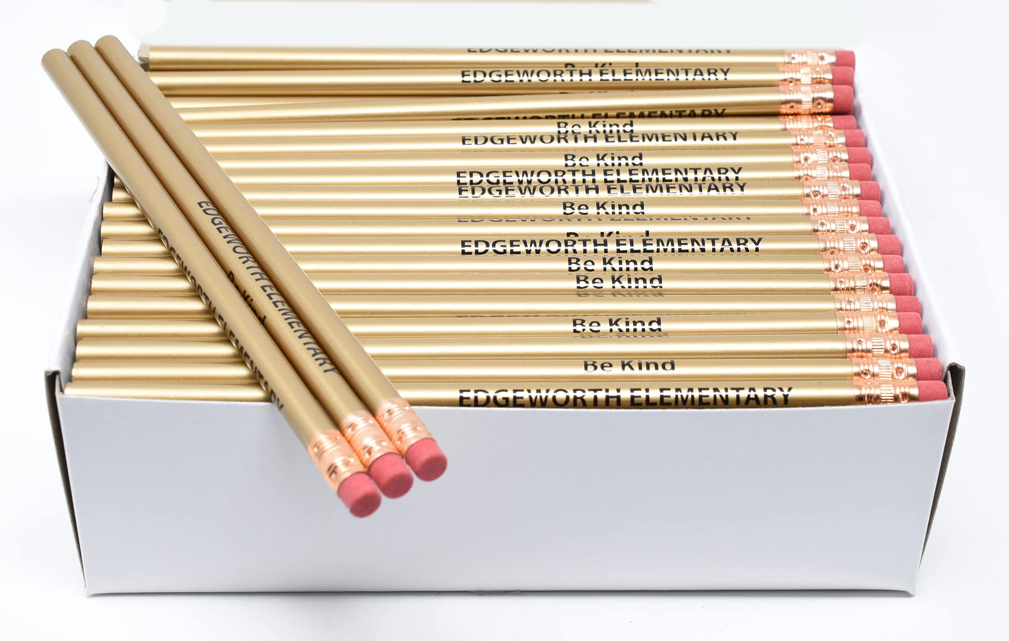 Custom Printed Promotional Round Pencils - Bulk 1000 Pcs/Box - Perfect for Business Giveaways, School Supplies & Office Branding