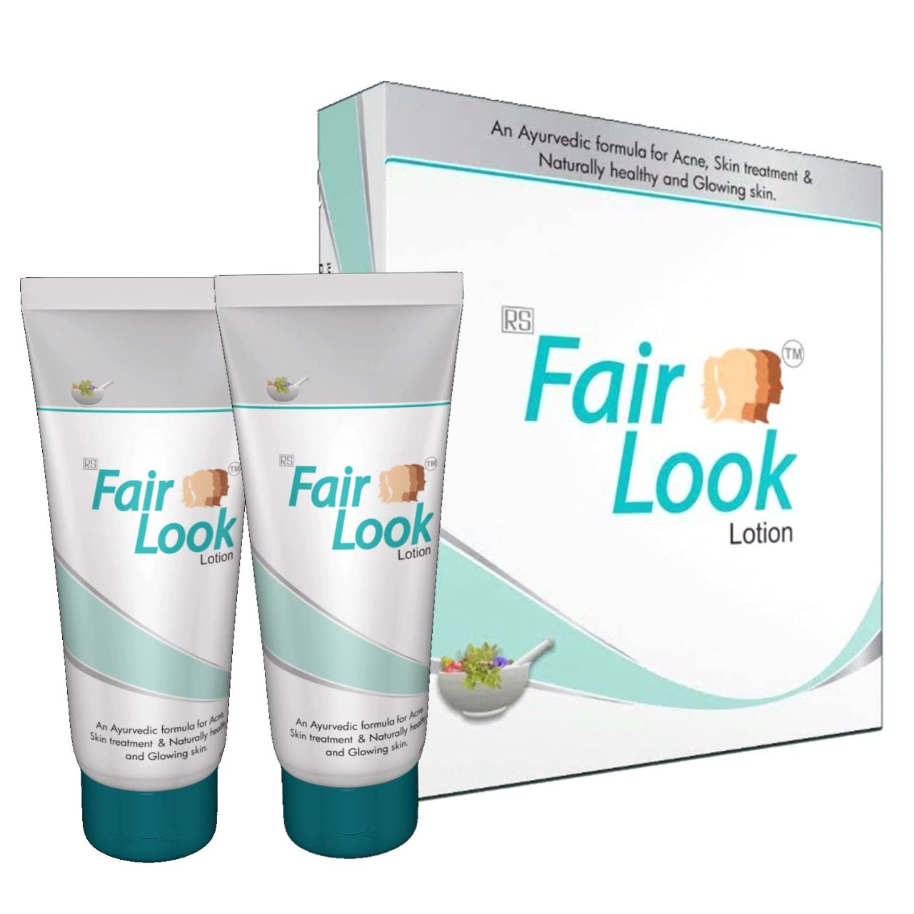 DreamAds Ayurvedic Fair Look Care Face Lotion - Natural Skin Brightening & Glow Enhancement (Pack of 2, 2x100g) for Daily Skincare Routine & Radiant Complexion