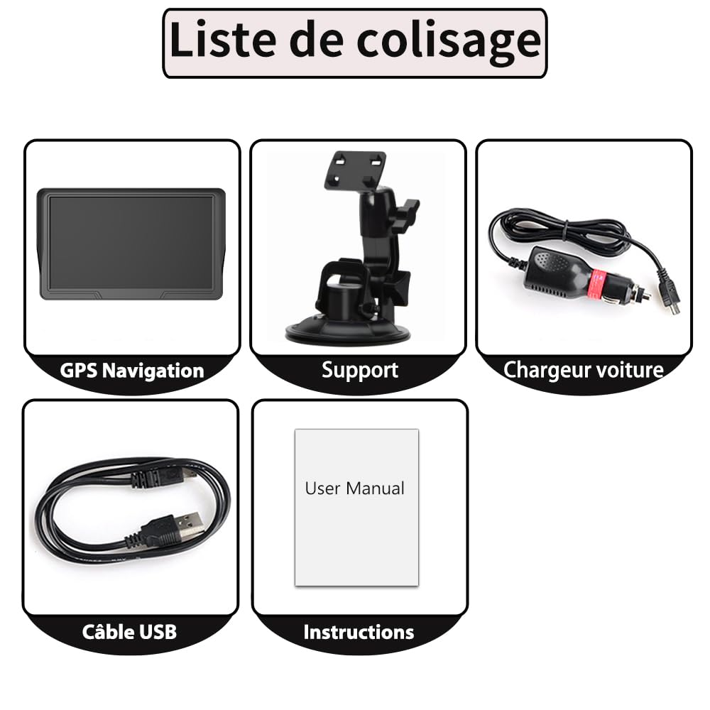 AWESAFE 9 Inch Car GPS Navigation System with Bluetooth - Compatible with Cars & Trucks, Accurate Maps for 52 European Countries, Free Lifetime Updates | Perfect for Road Trips, Delivery Drivers & Fleet Management