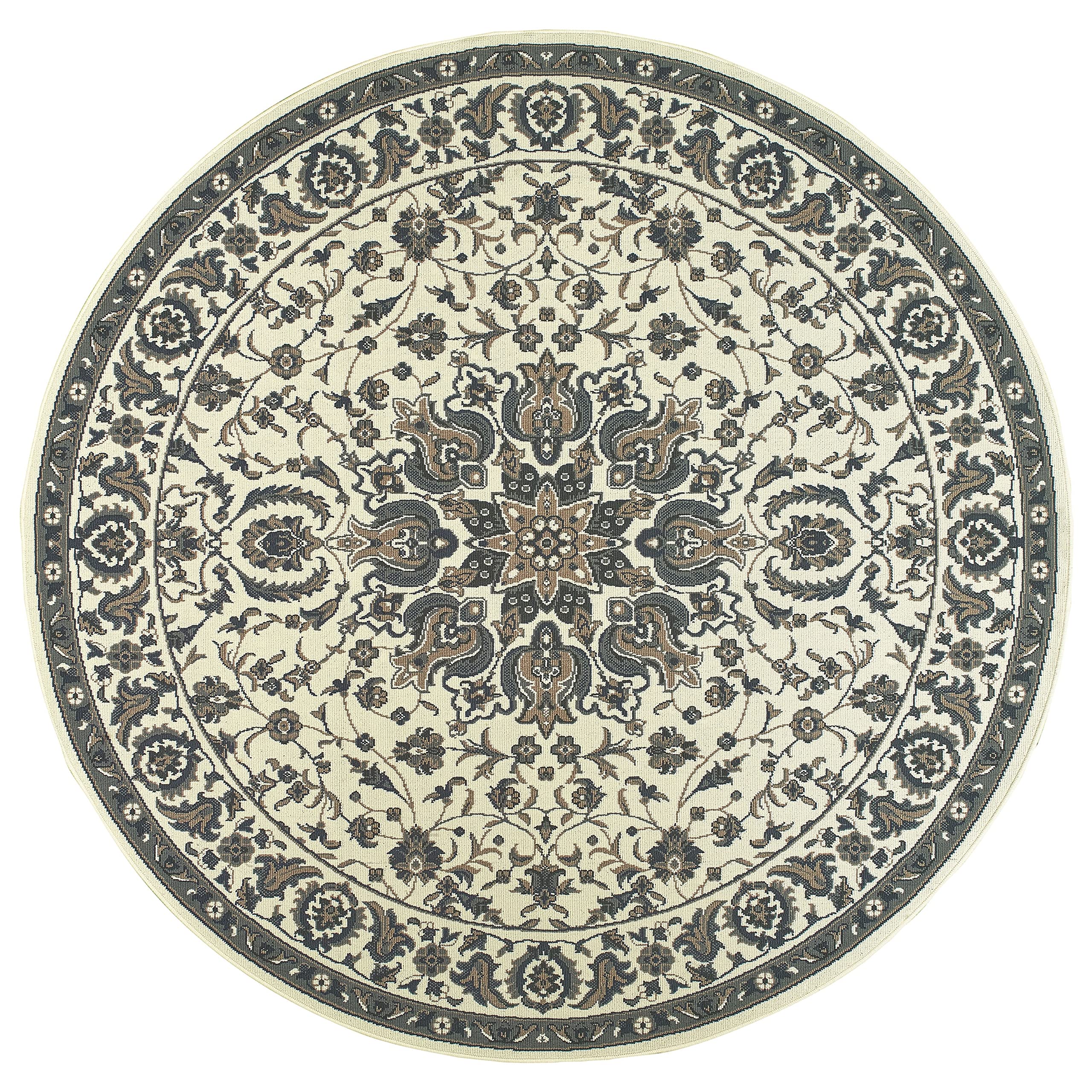 Style Haven Havenside Home Brevig Mission Medallion Indoor/Outdoor Area Rug - 7'10