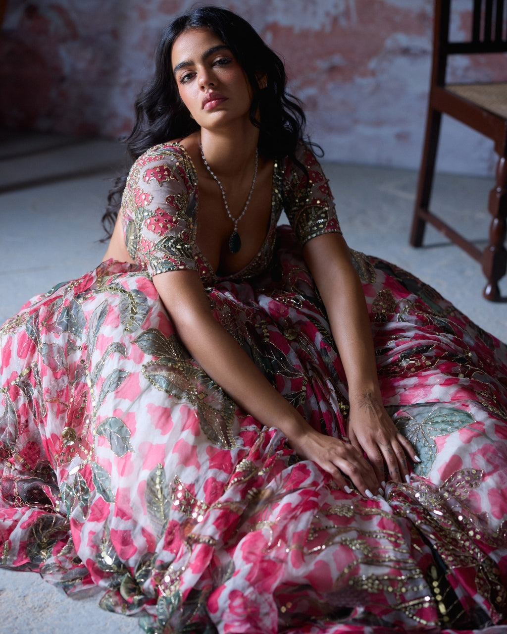 Exquisite Ashvi Lehenga Set for Women - Traditional Indian Bridal Gown with Intricate Embroidery & Matching Dupatta - Perfect for Weddings, Festivals & Special Occasions