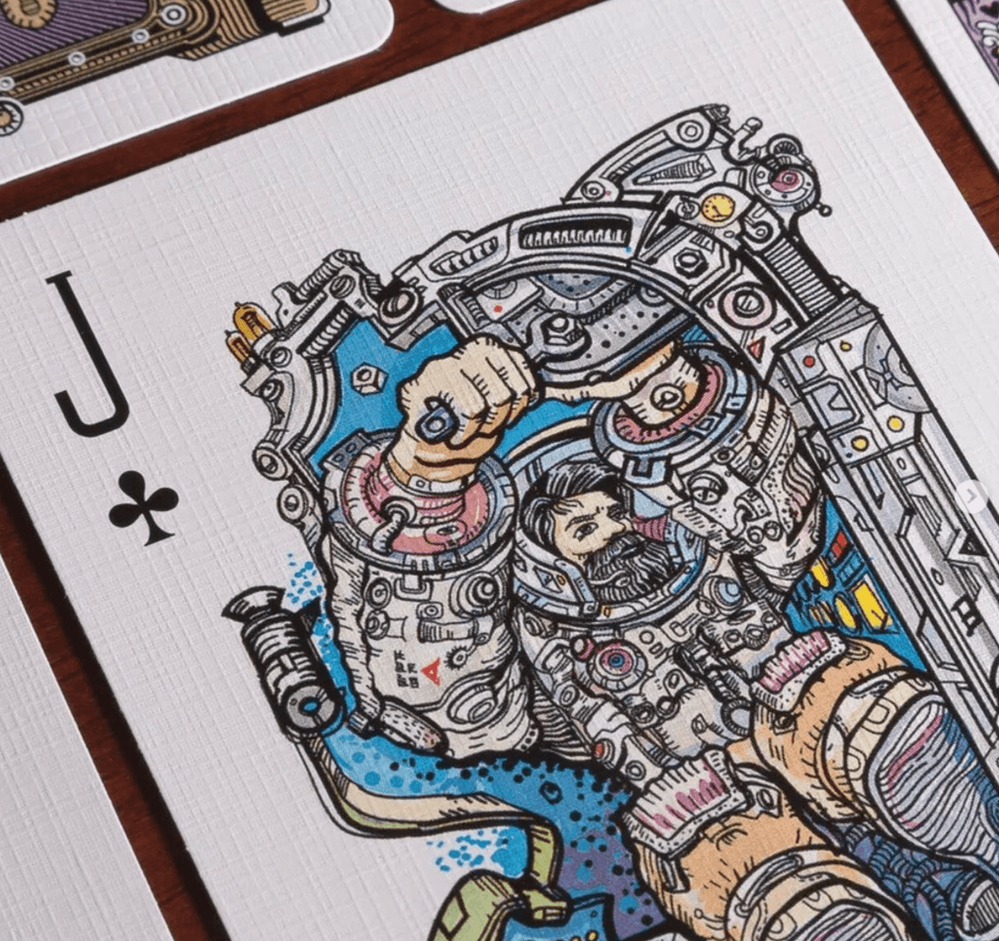 Premium Vacuum Tube Space Themed Playing Cards - Unique Sci-Fi Design for Poker, Magic Tricks & Collectors | Perfect for Game Nights & Gifts