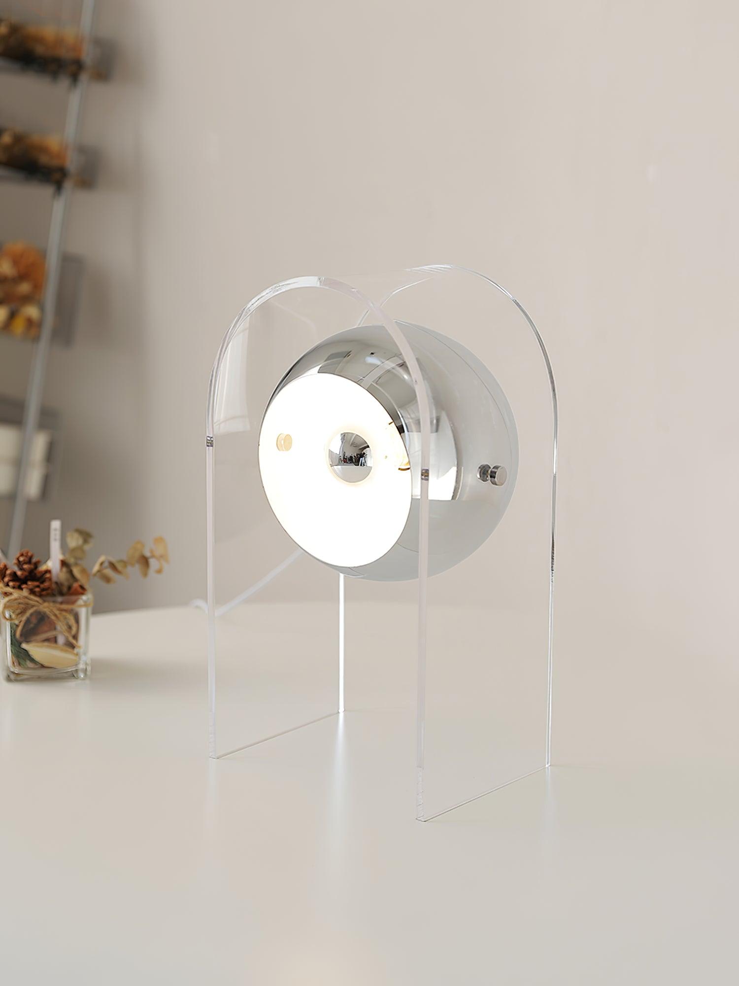 Insta Sensorette Touch Sensor Table Lamp - Modern Nightstand & Bedside Lighting for Bedroom, Living Room, Office - Warm White LED Light with Adjustable Brightness