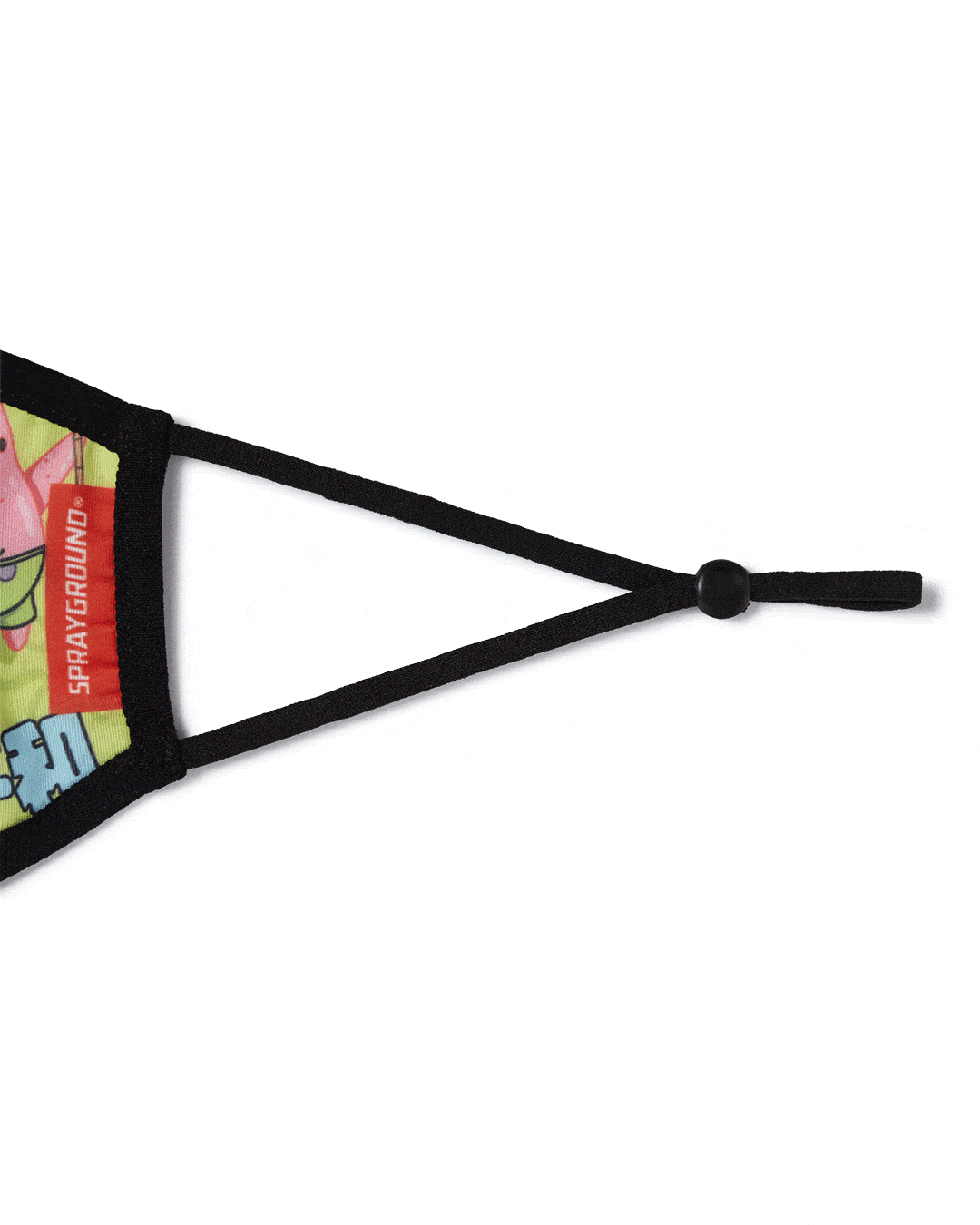SpongeBob SquarePants Adult Face Mask - Japanese Shark Design Form-Fitting Cover for Cosplay, Anime Conventions & Halloween Costumes