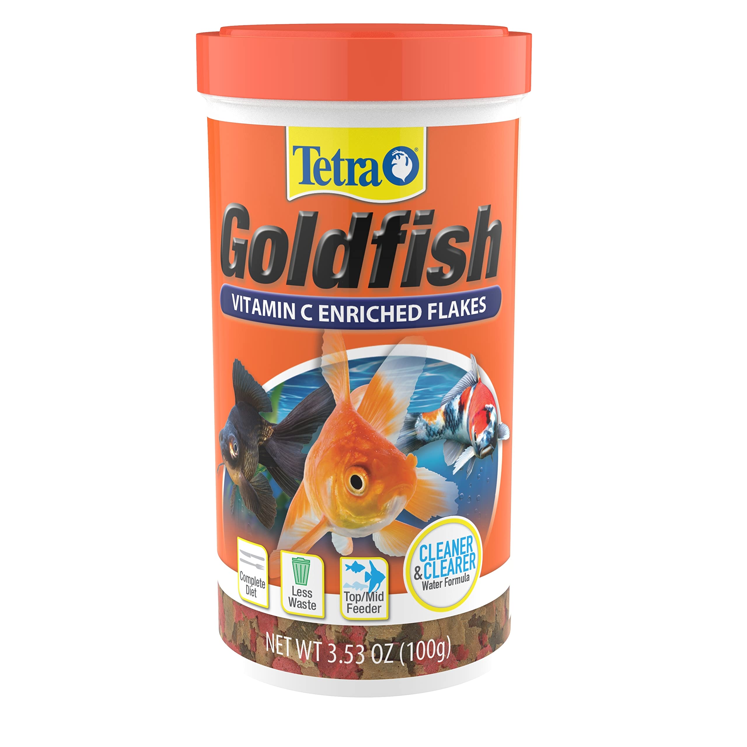 Premium Tetra Goldfish Flakes - Complete Balanced Diet for Healthy Goldfish | Nutritious Fish Food for Freshwater Aquariums | Ideal for Daily Feeding & Growth Enhancement