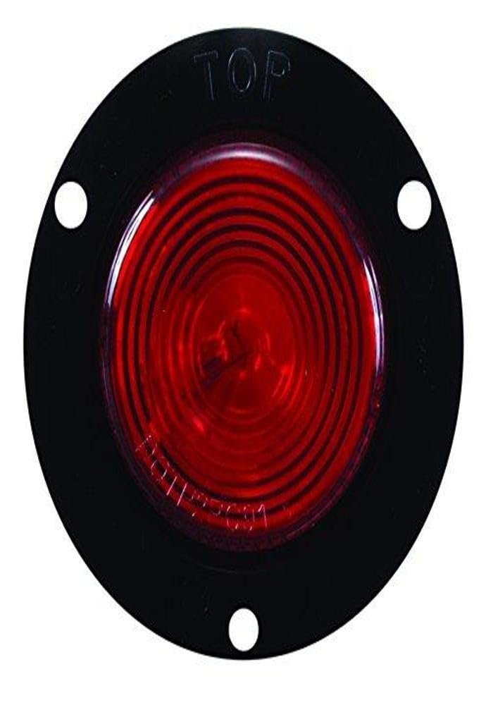 Optronics MC52RBP Red LED Marker and Clearance Light - Heavy Duty Truck Trailer Safety Lights for Semi Trucks, Trailers, RVs & Commercial Vehicles - Waterproof & Durable for All Weather Conditions