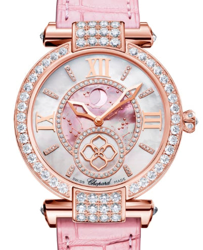Chopard Imperiale Moonphase Ladies Watch - 18K Rose Gold & Diamonds | Ethical Luxury Timepiece for Women | Perfect for Formal Events, Gifts & Special Occasions