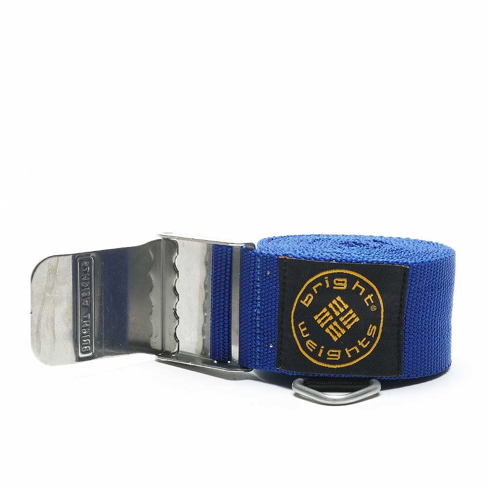 Bright Weights Waist Belt & Buckle for Weight Training, Gym Workouts, and Fitness Exercises - Adjustable Strength Training Belt for Men & Women