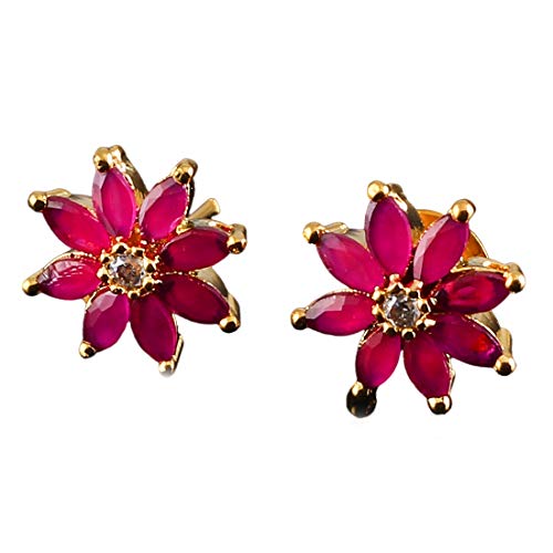 Stud Earrings-MRT 24-PINK