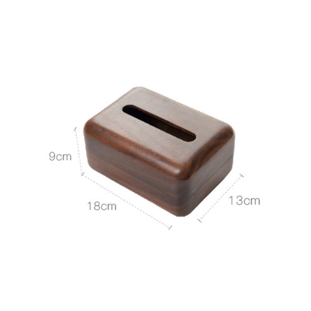 Modern Wooden Rectangular Tissue Box Cover - Elegant Bathroom Vanity & Bedroom Decor for Nightstands, Dressers, Desks & Office Spaces - Home & Office Tissue Paper Holder Organizer