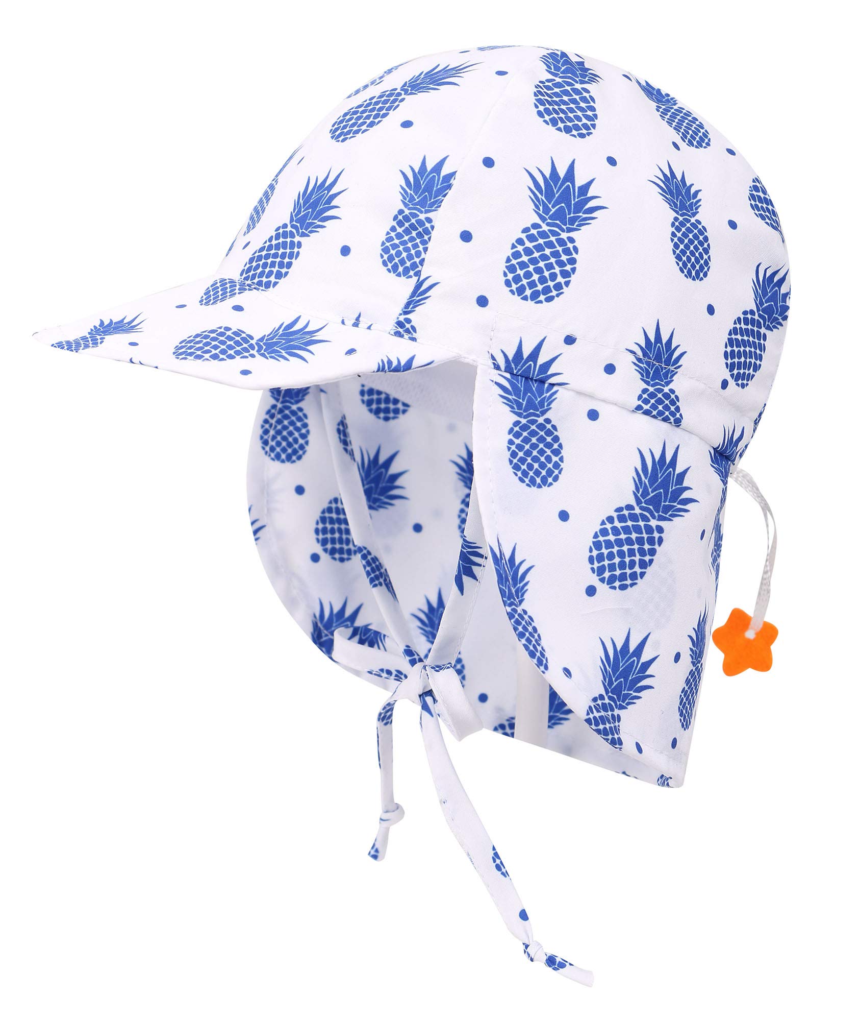 Livingston Kids SPF 50+ UV Protection Safari Hat with Neck Flap - Sun Protective Hat for Babies & Toddlers - Perfect for Beach, Pool, Outdoor Play & Summer Adventures
