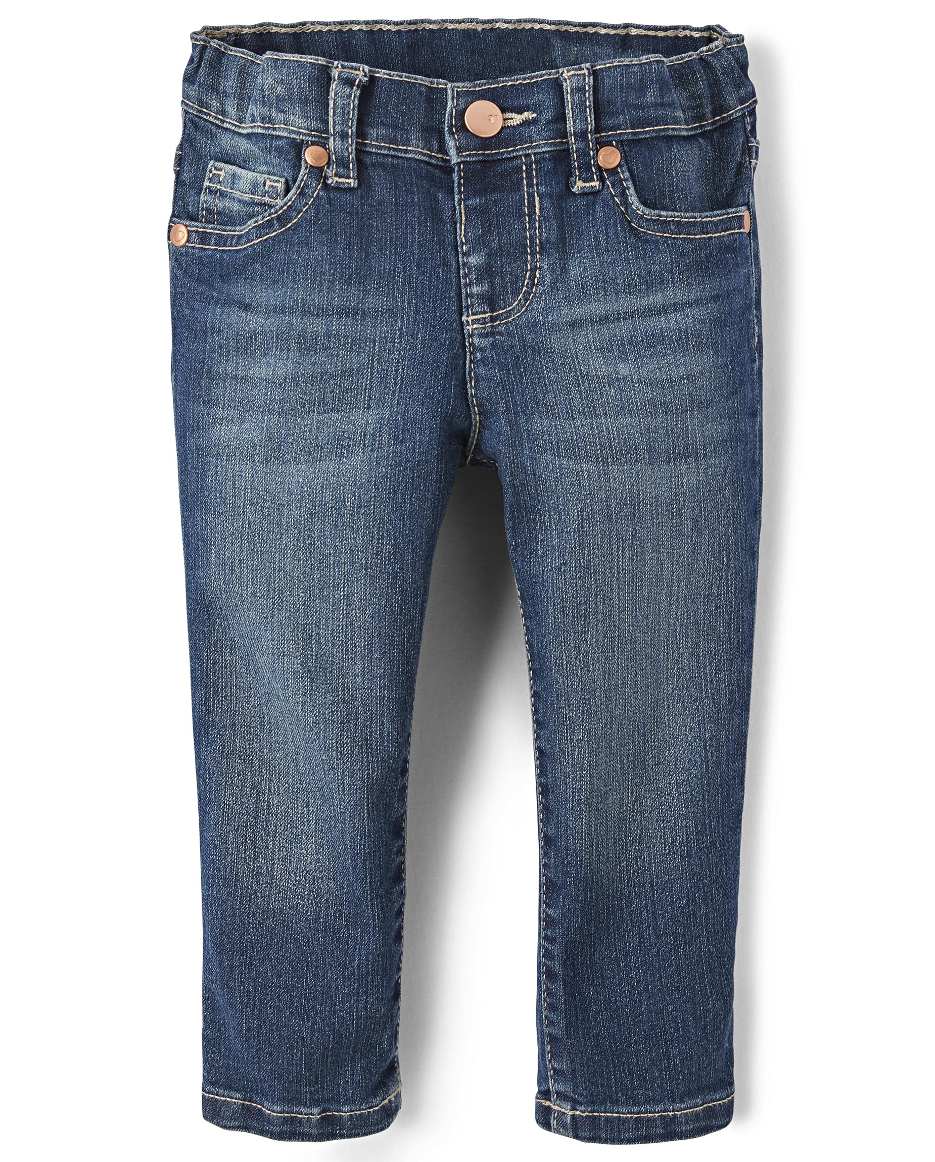 The Children's Place Girls' & Toddler Skinny Jeans - Stretch Denim Pants for Play, School & Everyday Wear | Comfortable Fit for Active Kids