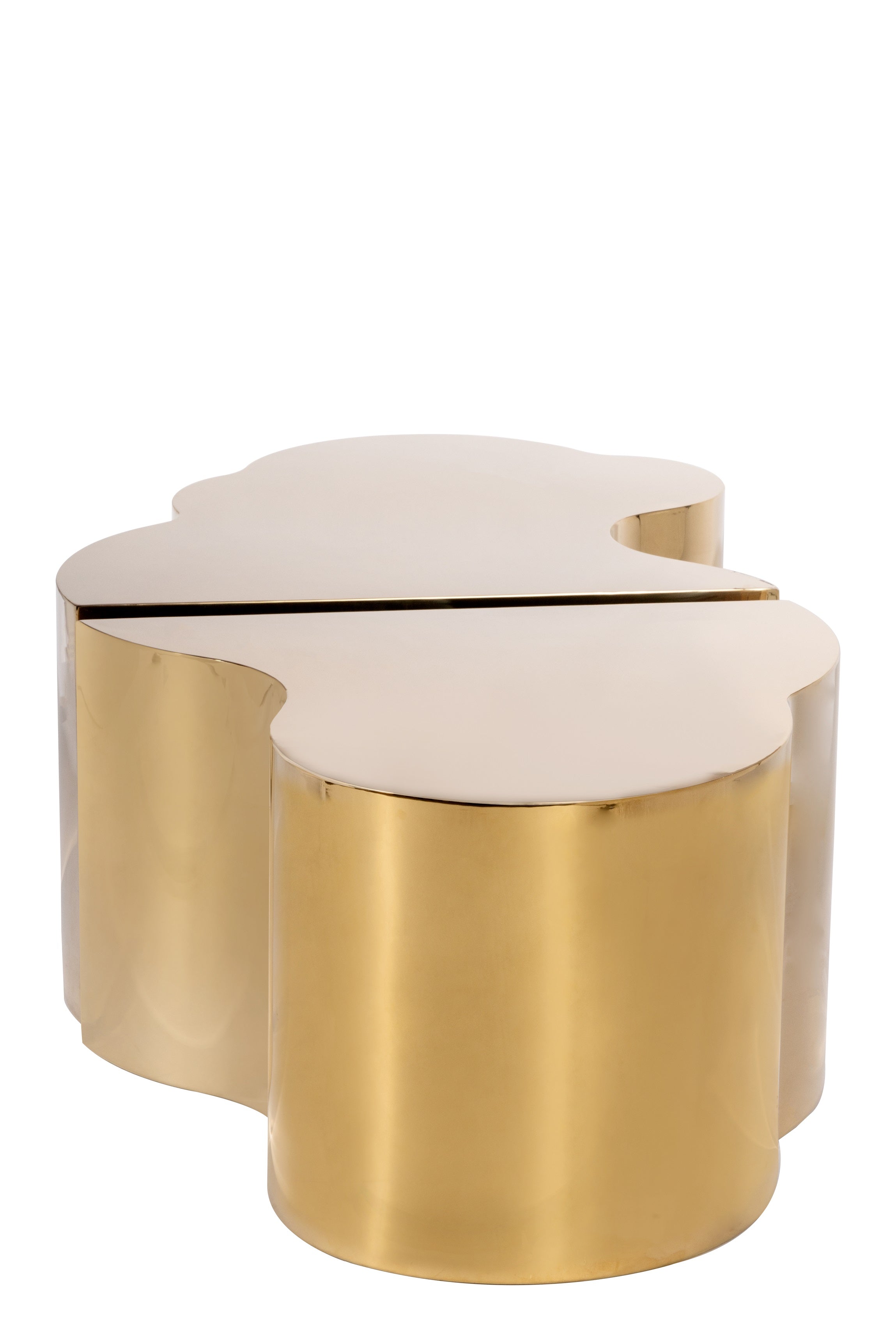 Luca Coffee Table Set of 2 - Modern Gold End Tables for Living Room, Bedroom & Office - Stylish Accent Furniture for Home Decor