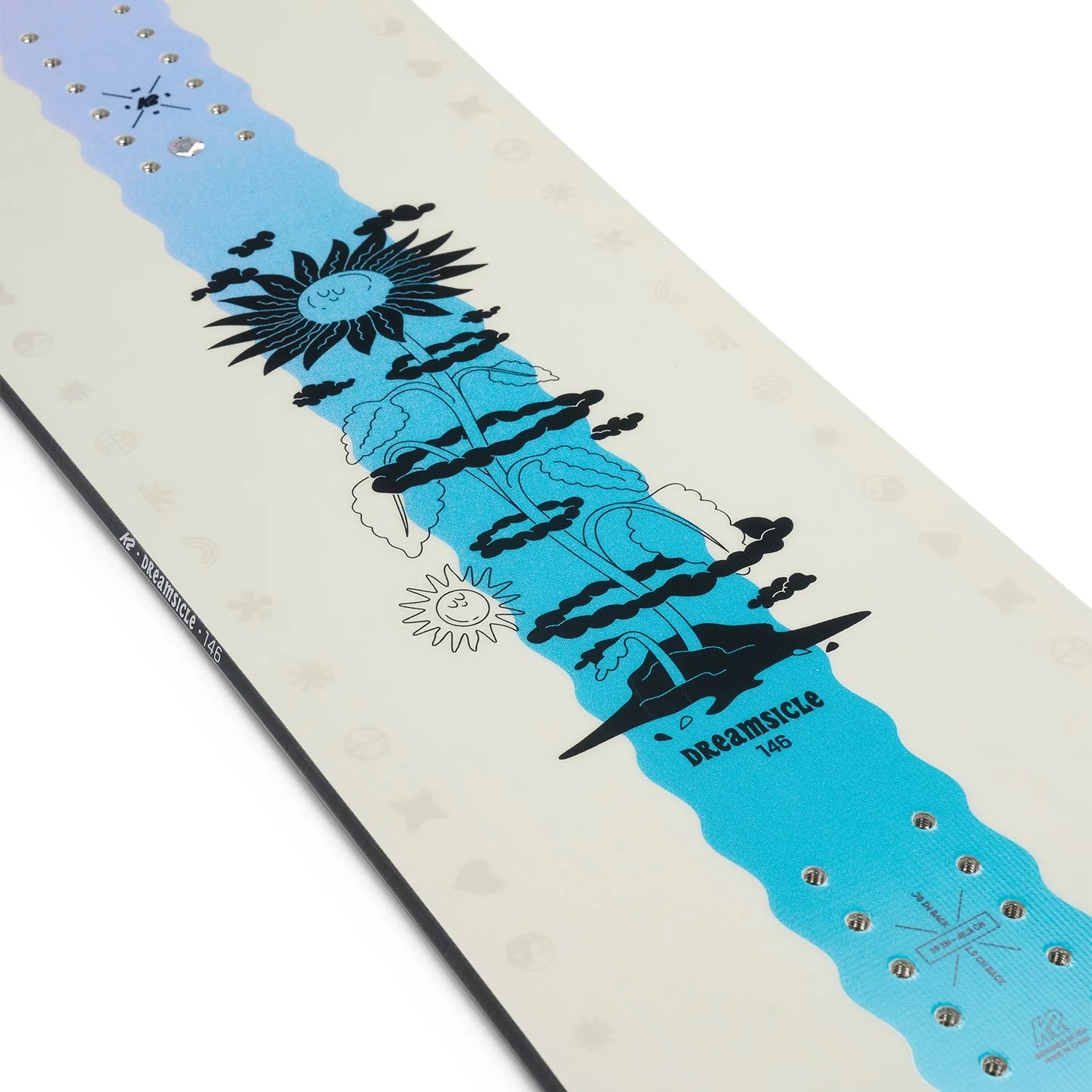 K2 Women's Dreamsicle Snowboard 2023 - All-Mountain Freestyle Snowboard for Women | Perfect for Park, Powder & Groomed Runs
