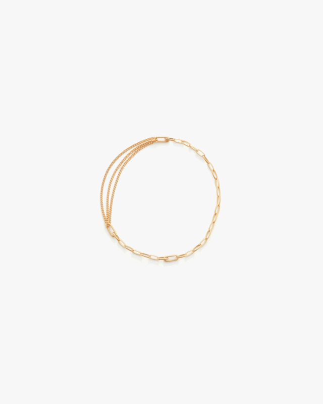 Elegant Double Chain Necklace for Women - Gold & Silver Layered Necklace Jewelry Gift - Perfect for Casual Wear, Date Night & Special Occasions