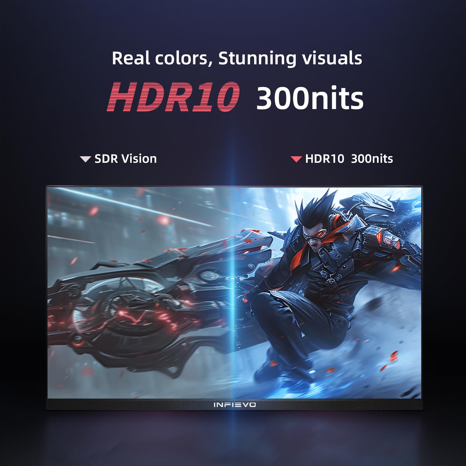 27 Inch QHD 1440P Gaming Monitor - 180Hz IPS 1ms Response, AMD FreeSync, Ultra-Thin Bezel, VESA Mount Compatible, Height Adjustable & Pivot Stand, Flicker-Free with Eye Care, HDMI/DP Ports - Perfect for Competitive Gaming, Streaming & Home Office Setup