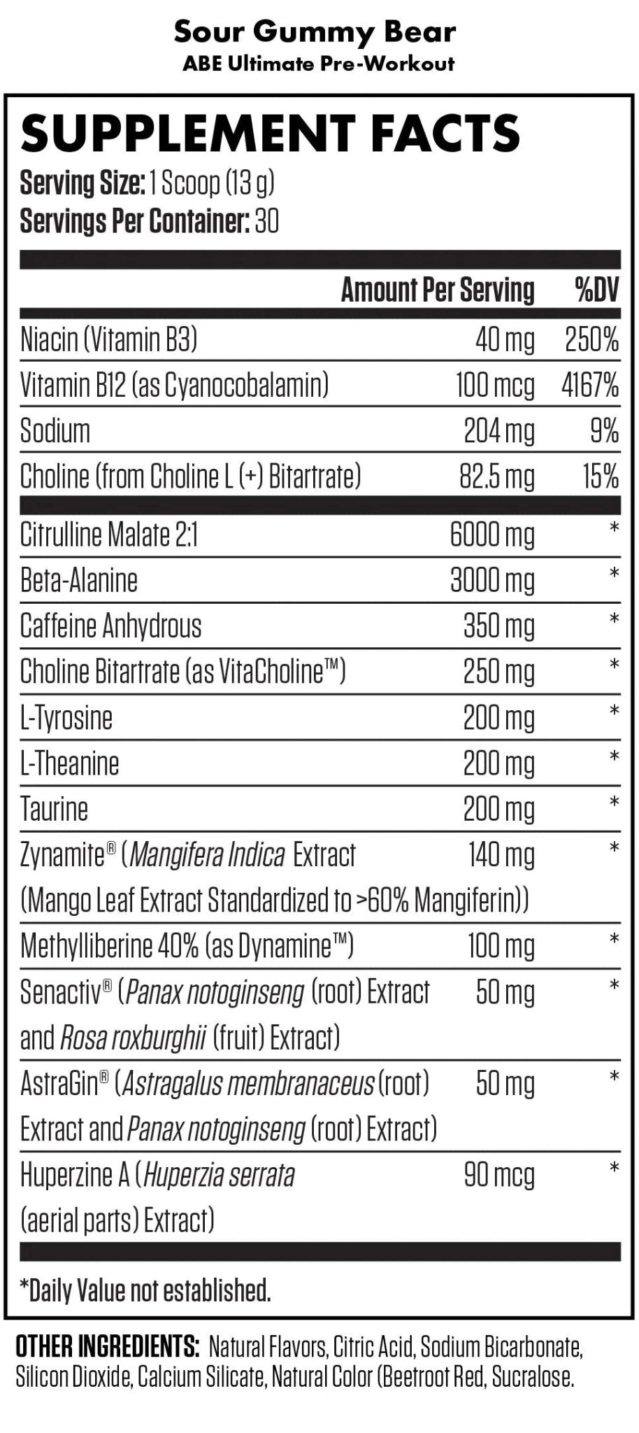 ABE Ultimate Pre-Workout Supplement - Best Energy & Performance Booster for Gym, Fitness & Bodybuilding | Pre-Workout Powder for Men & Women | Ideal for Weight Training, HIIT & Endurance Workouts