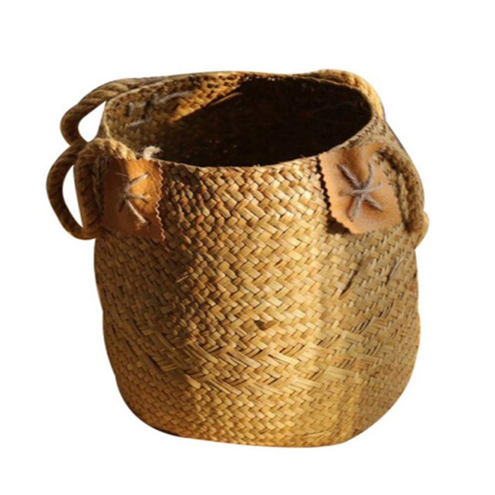Willow Woven Storage Basket - Rattan Organizer Box for Plants, Flowers, Sundries & Desktop Decor | Perfect for Home, Office & Garden Organization