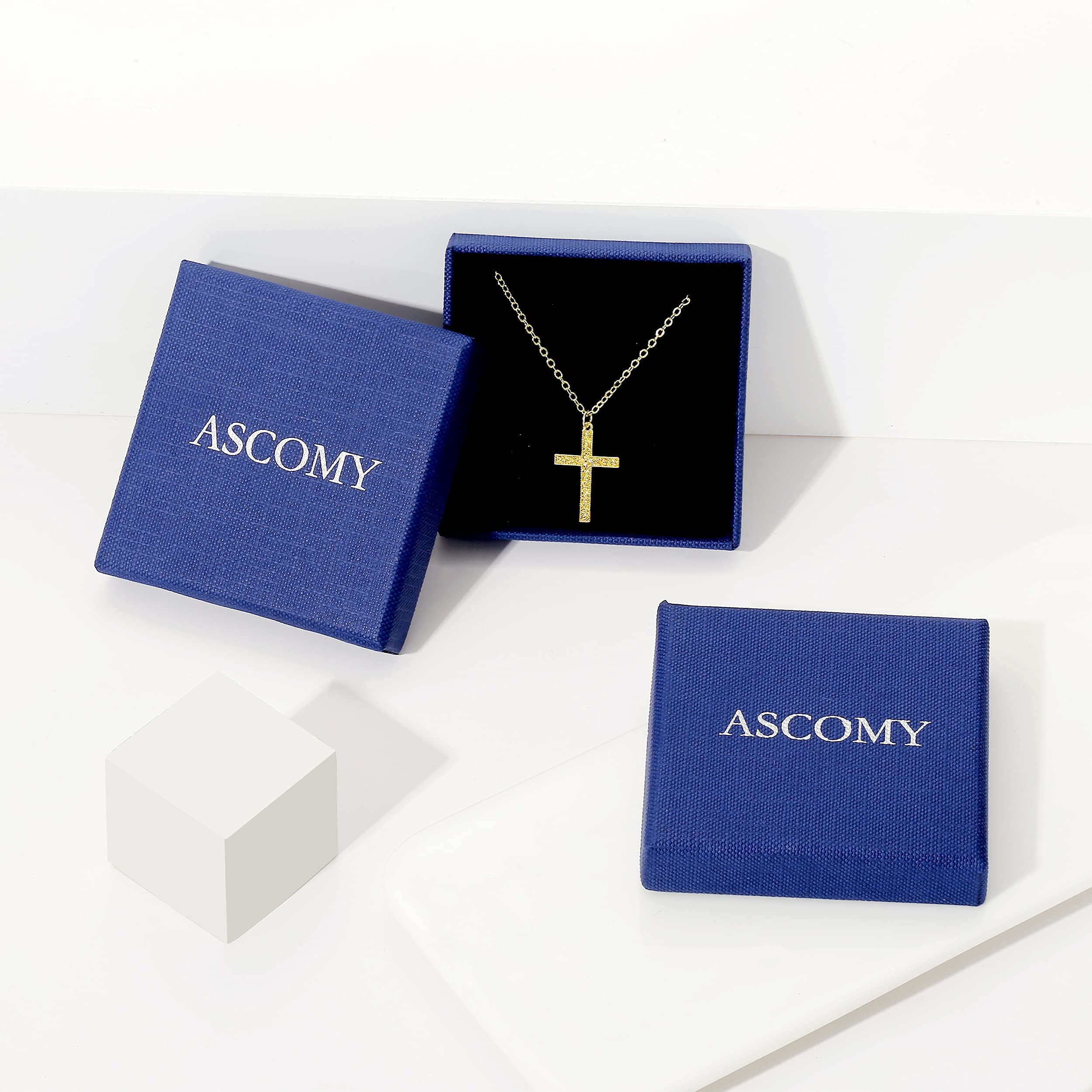 ASCOMY 14K Gold Plated Herringbone Necklace for Women - Layered Snake Chain, Paperclip, Cubic Zircon Cuban Figaro Toggle Choker - Elegant Everyday Jewelry for Work, Date Night & Special Occasions