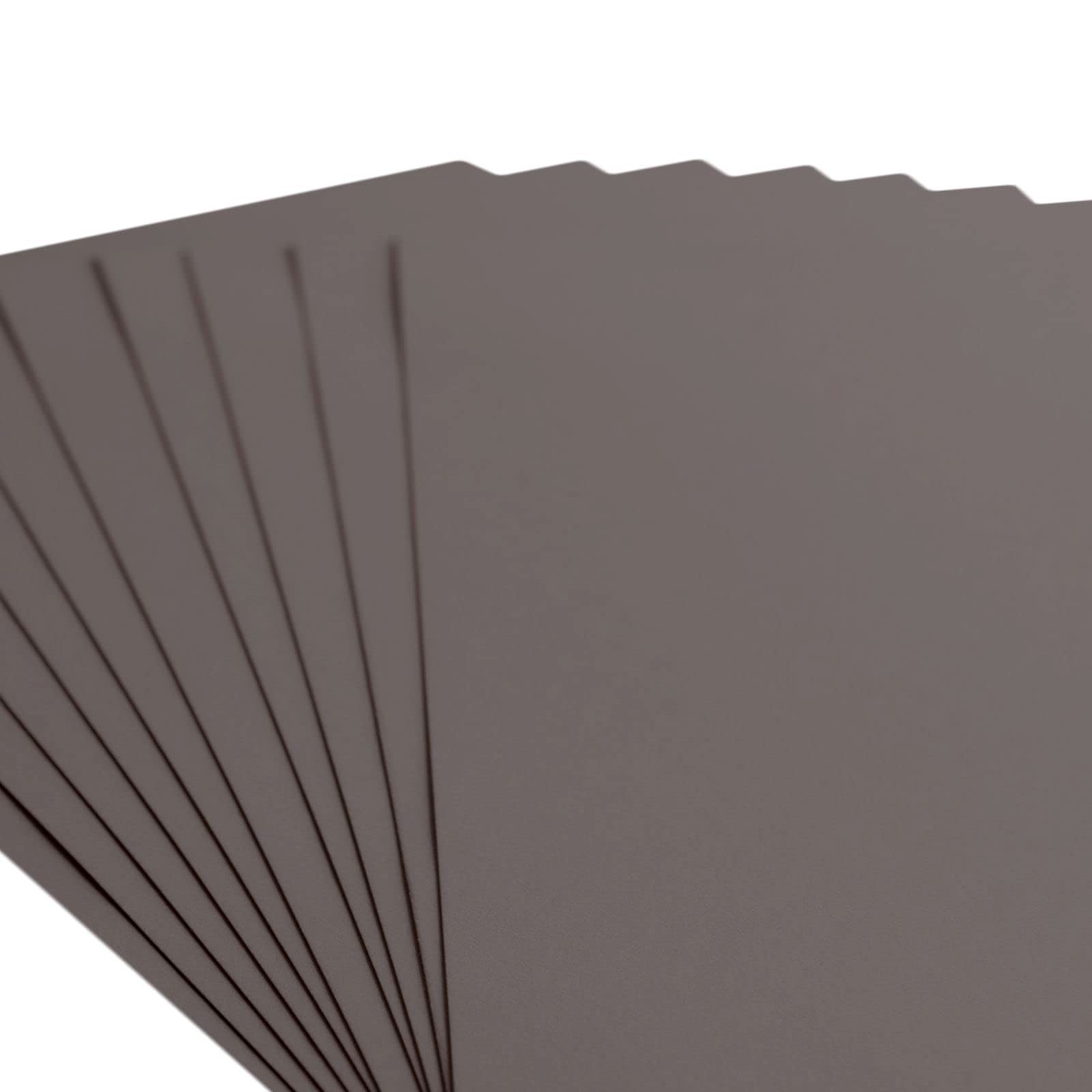 Vaessen Creative Florence Smooth Cardstock - Concrete Grey, 216gsm, 10 Sheets A4 Size for Scrapbooking, Card Making, Die Cutting | Premium Paper Crafts Material for DIY Projects, Invitations & Home Decor