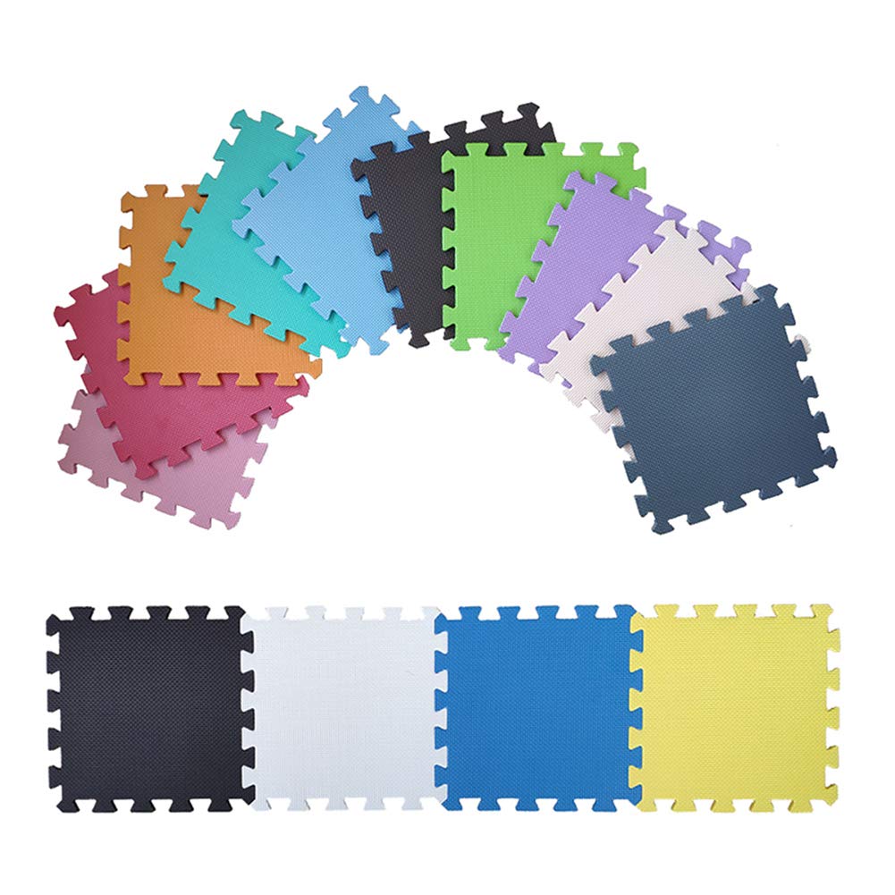25pcs Baby EVA Foam Puzzle Play Mat - Non-Toxic Interlocking Floor Tiles for Kids Room, Nursery & Playroom - Soft Exercise Mat for Crawling, Learning & Playtime Activities