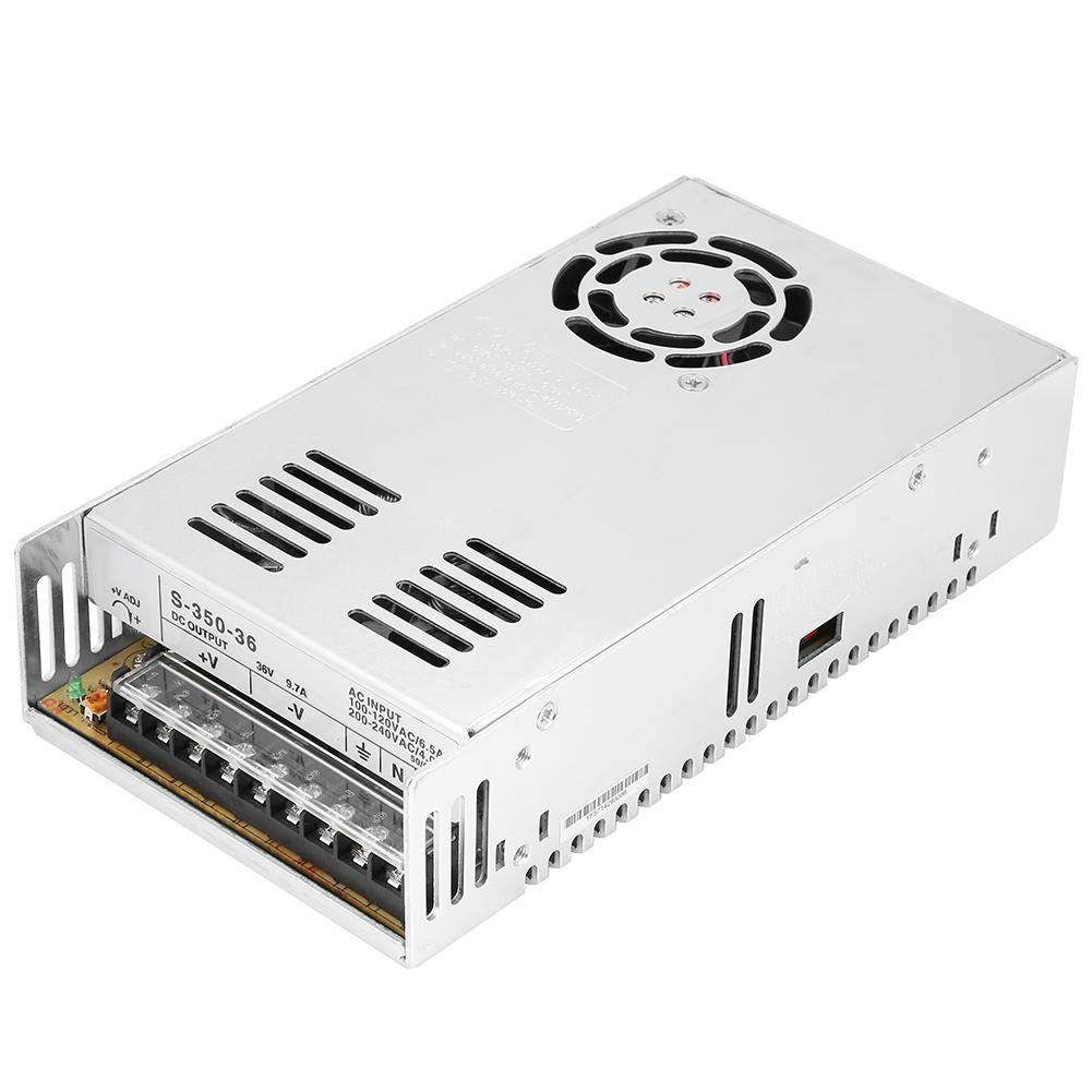 36V Switching Power Supply - High Efficiency Lightweight AC Adapter with LED Display for Industrial Automation & 3D Printers | Perfect for CNC Machines, LED Lighting & Electronic Projects