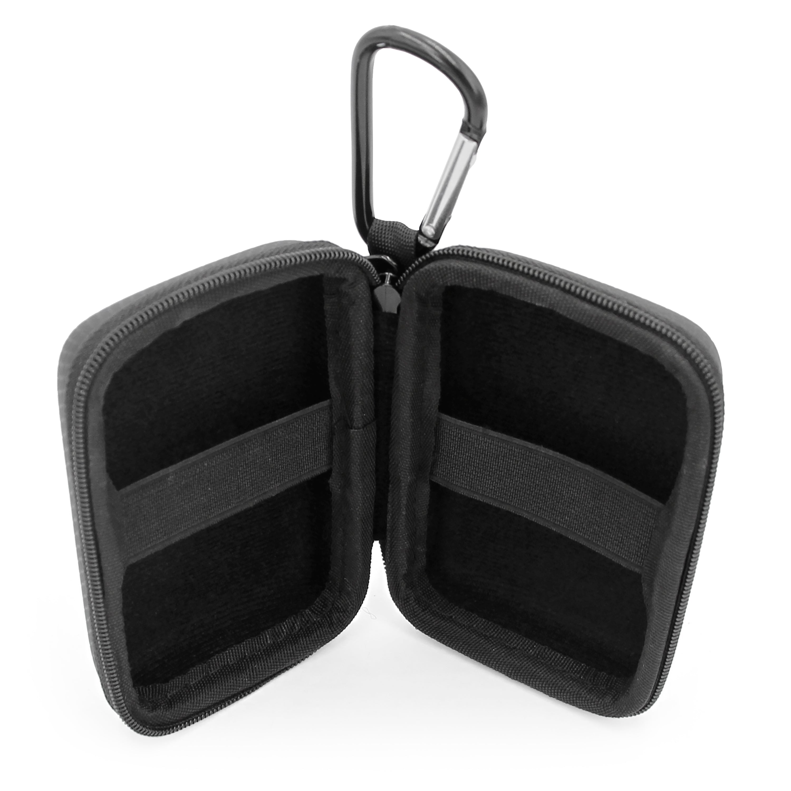 CASEMATIX Clip On Carry Case for Peloton Heart Rate Monitor Armband & Charging Adapter - Protective Storage Case Only | Perfect for Gym, Cycling & Fitness Tracking