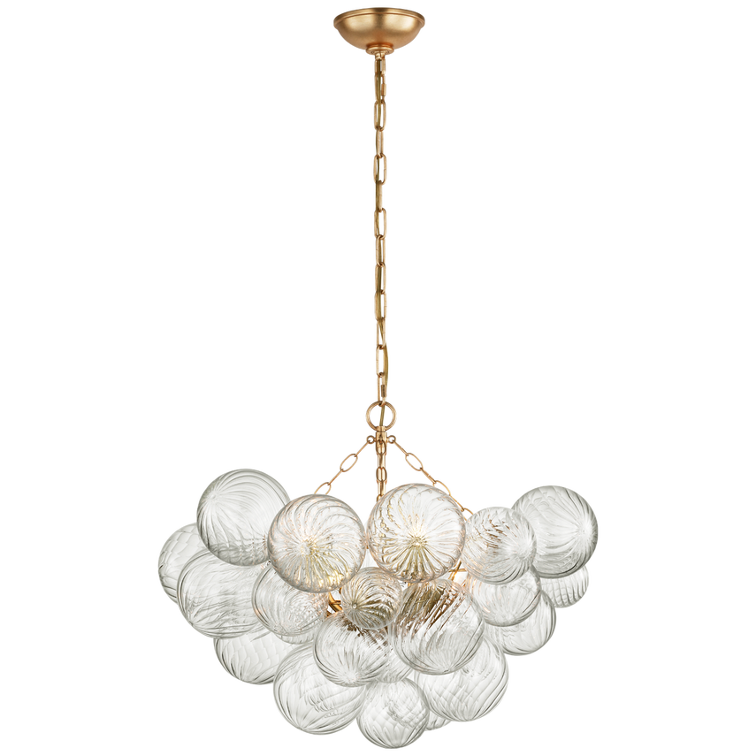 Amelia Medium Chandelier with Gold Finish - Elegant Lighting Fixture for Dining Room, Bedroom or Entryway