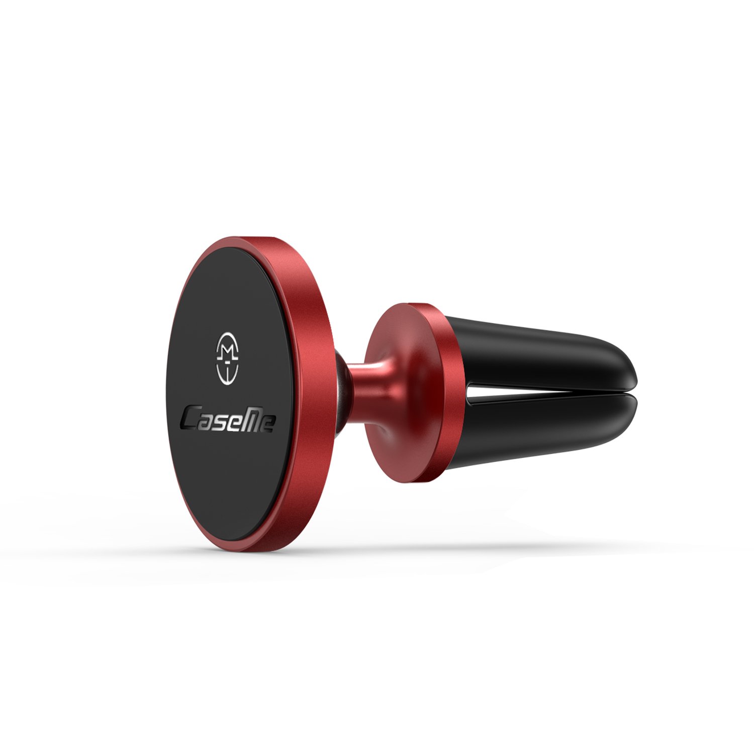 AKHVRS Magnetic Car Phone Mount - 360° Rotatable Air Vent Holder for iPhone, Samsung & Android Smartphones (Red) | Perfect for Hands-Free Navigation & Safe Driving