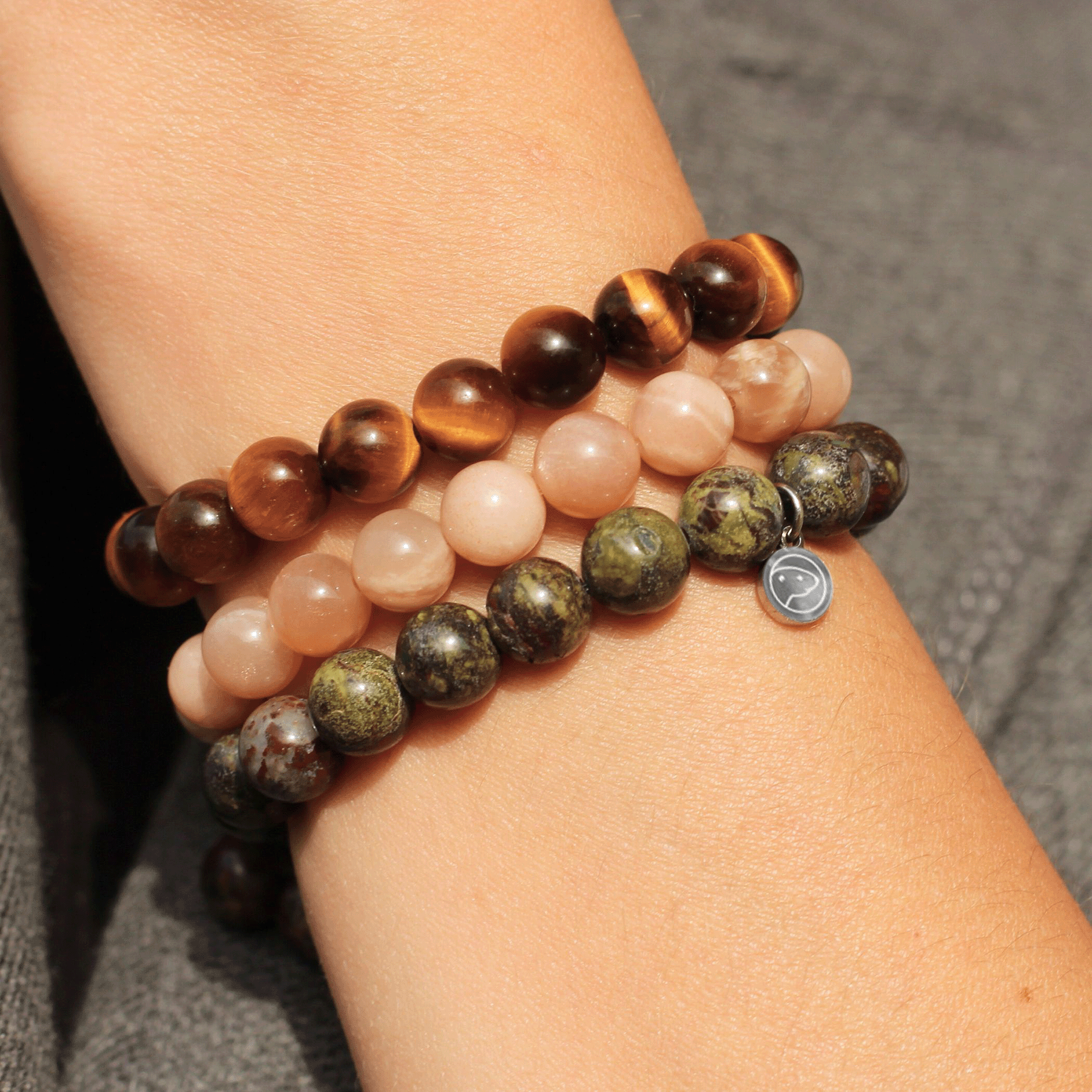 Divine Masculine Bracelet Set for Men - Spiritual Healing & Energy Protection Jewelry - Perfect for Meditation, Yoga & Daily Wear
