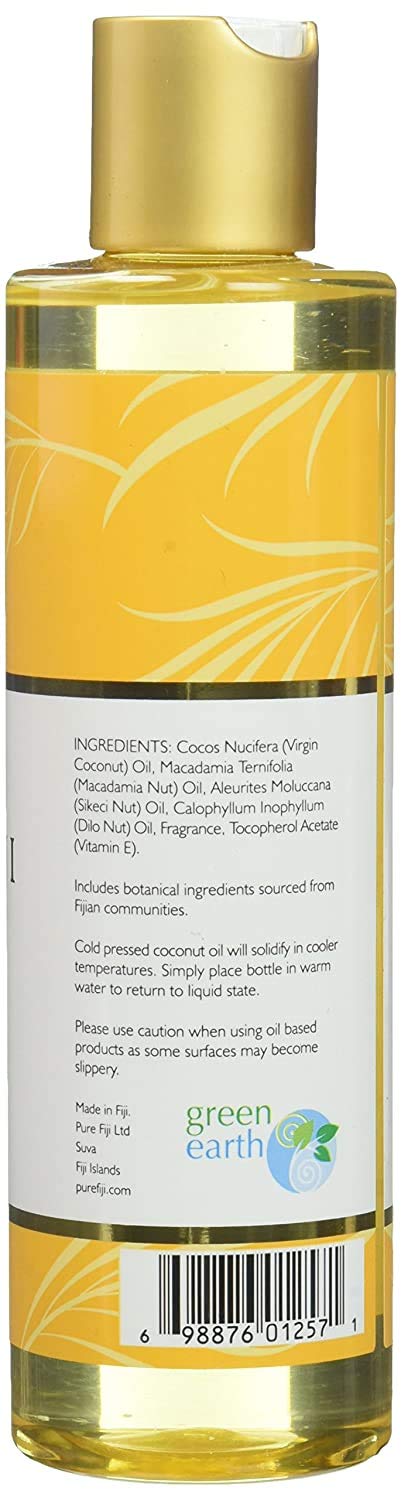 Pure Fiji Nourishing Exotic Pineapple Oil - 8oz Bath & Body Oil for Massage, Skin Hydration & Relaxation - Perfect for Spa Days, Self-Care Routines & Tropical Aromatherapy