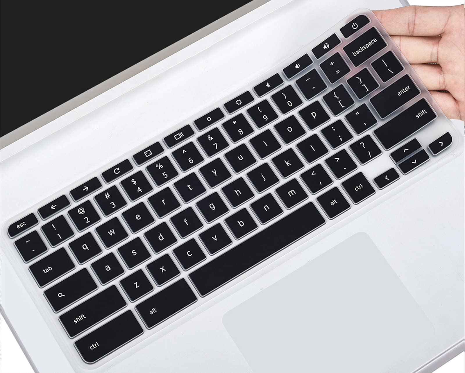 Acer Chromebook Keyboard Cover for 314/514/714 CB314/CB514/CB714, Spin 11 311 CP311/C733/511 & 14 CB3-431/CP5-471 Models - Durable Protective Skin (Black) - Perfect for School, Work & Travel Use