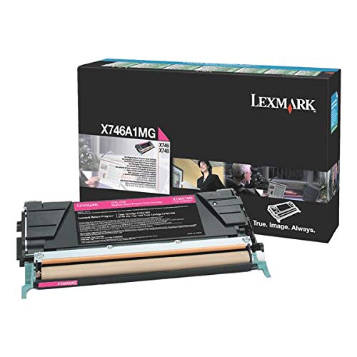 Lexmark X746A1MG Genuine Magenta Toner Cartridge (7K Yield) - Compatible with X746DE/X748DE/X748DTE Printers | High-Quality OEM Replacement | Perfect for Office Printing & Professional Documents