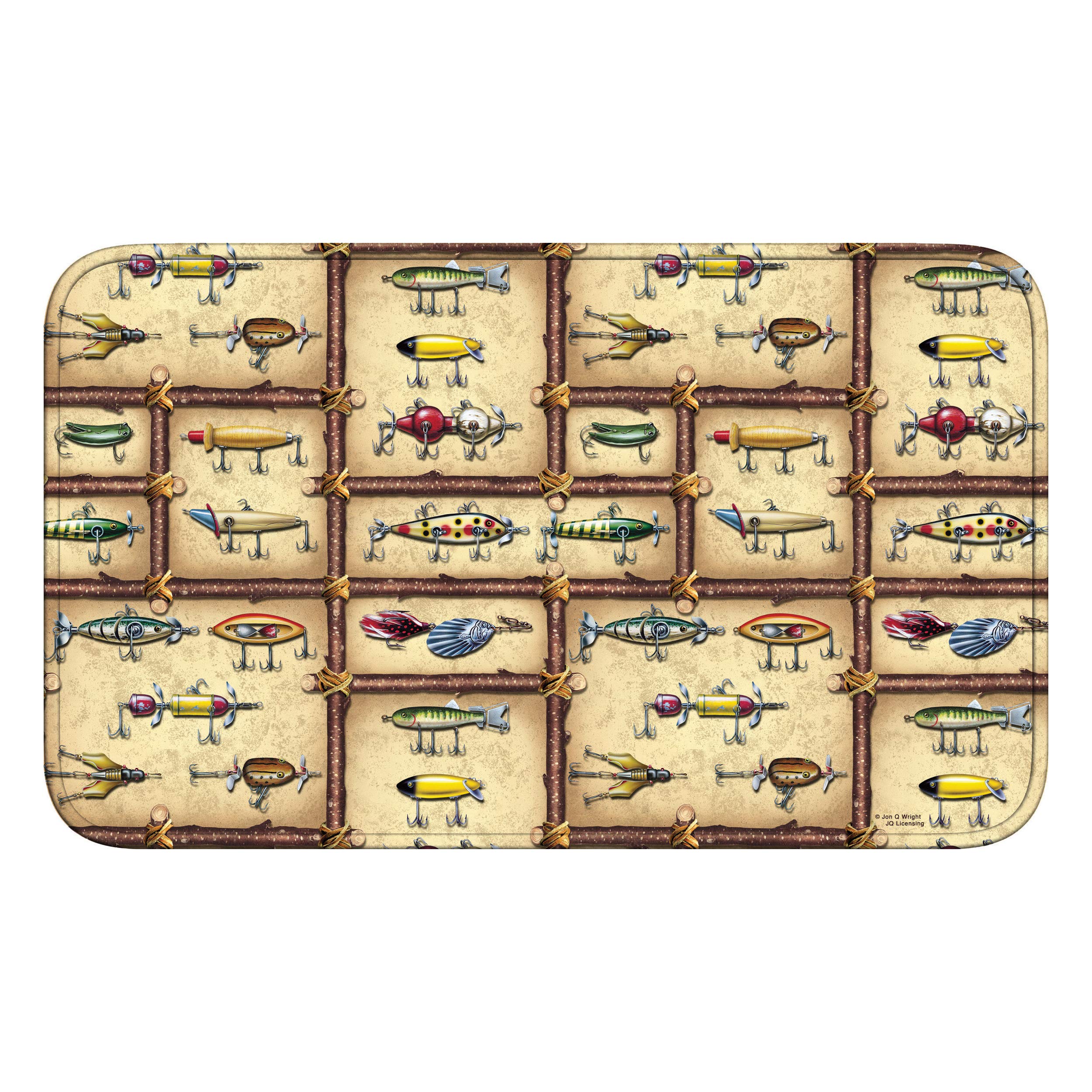 Rivers Edge Products Memory Foam Bath Mat - Non-Slip Backing, Ultra Absorbent, Machine Washable - 31.5