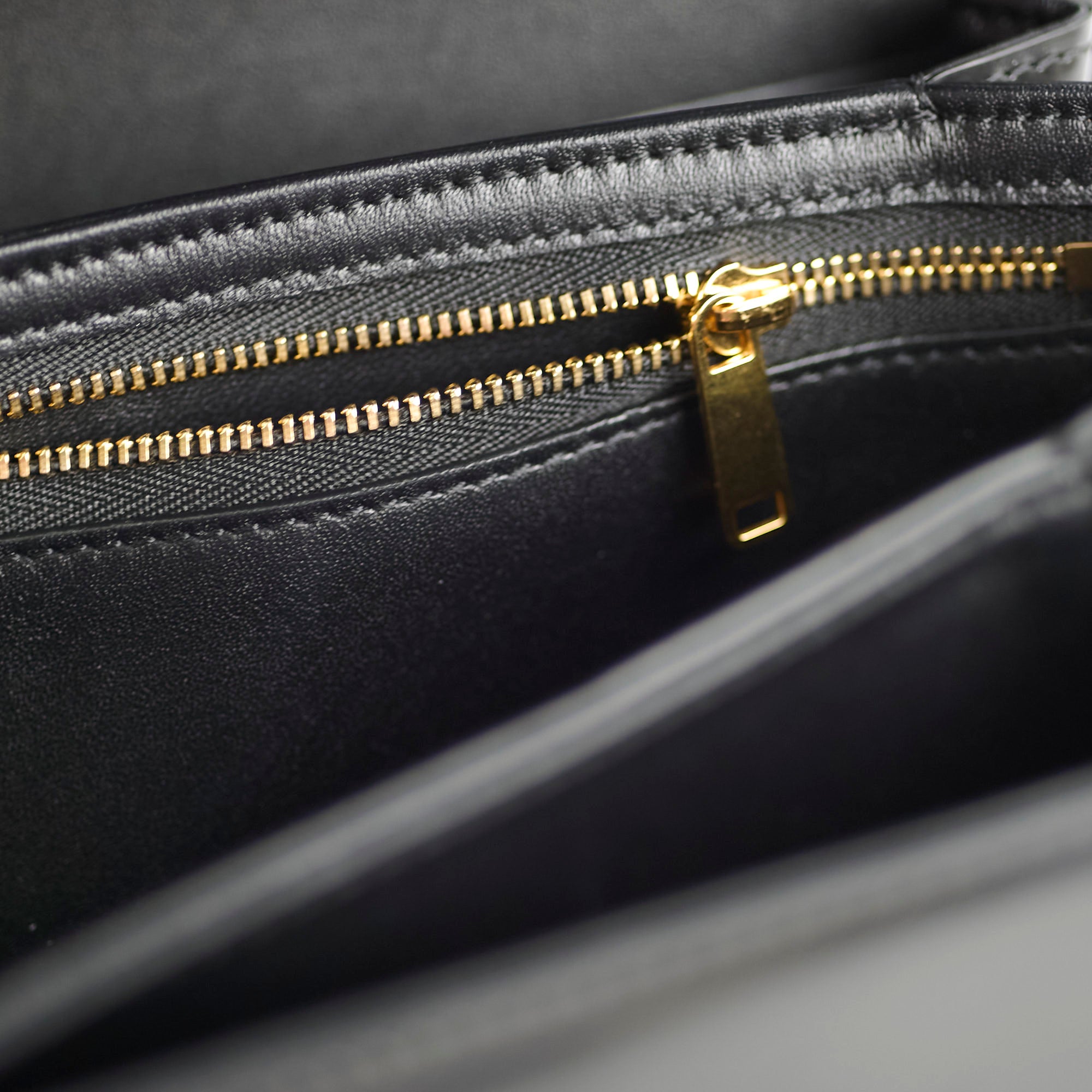 Celine Classique Medium Triomphe Bag Black | Luxury Leather Handbag for Women | Perfect for Work, Evening & Travel