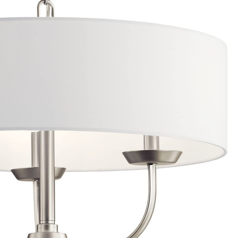 3-Light Traditional Simple Chandelier Fixture in Olde Bronze - Perfect for Dining Room, Bedroom, or Foyer Lighting