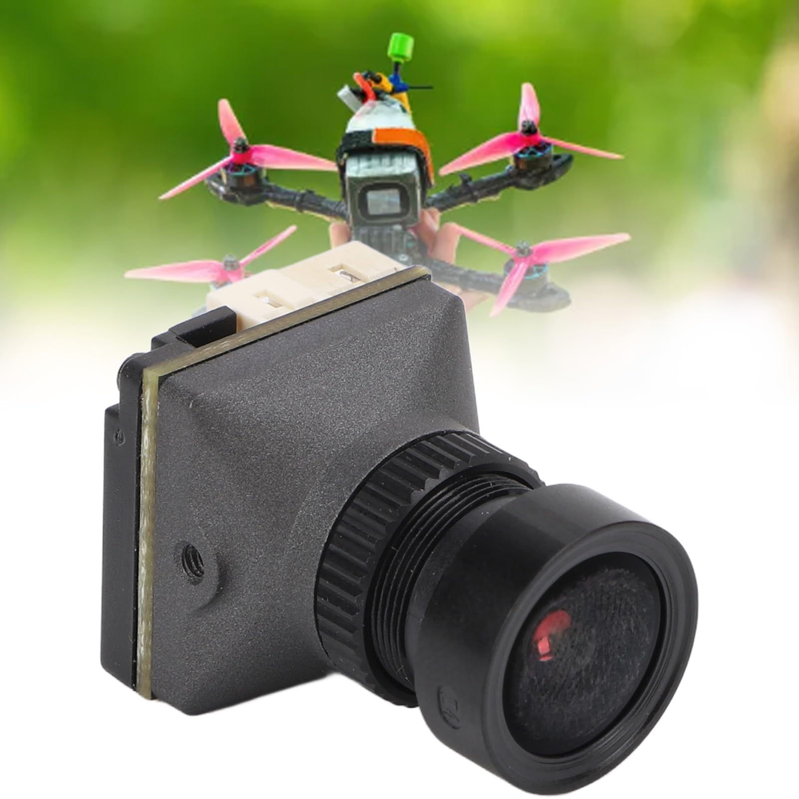 VELATEMOR FPV Action Camera - 1080p 60fps HD Video, 160° Wide Angle Lens, Compatible with DJI, GoPro & Most FPV Drones | Switchable 16:9/4:3 Aspect Ratio | Perfect for Aerial Photography, Drone Racing & Outdoor Adventures