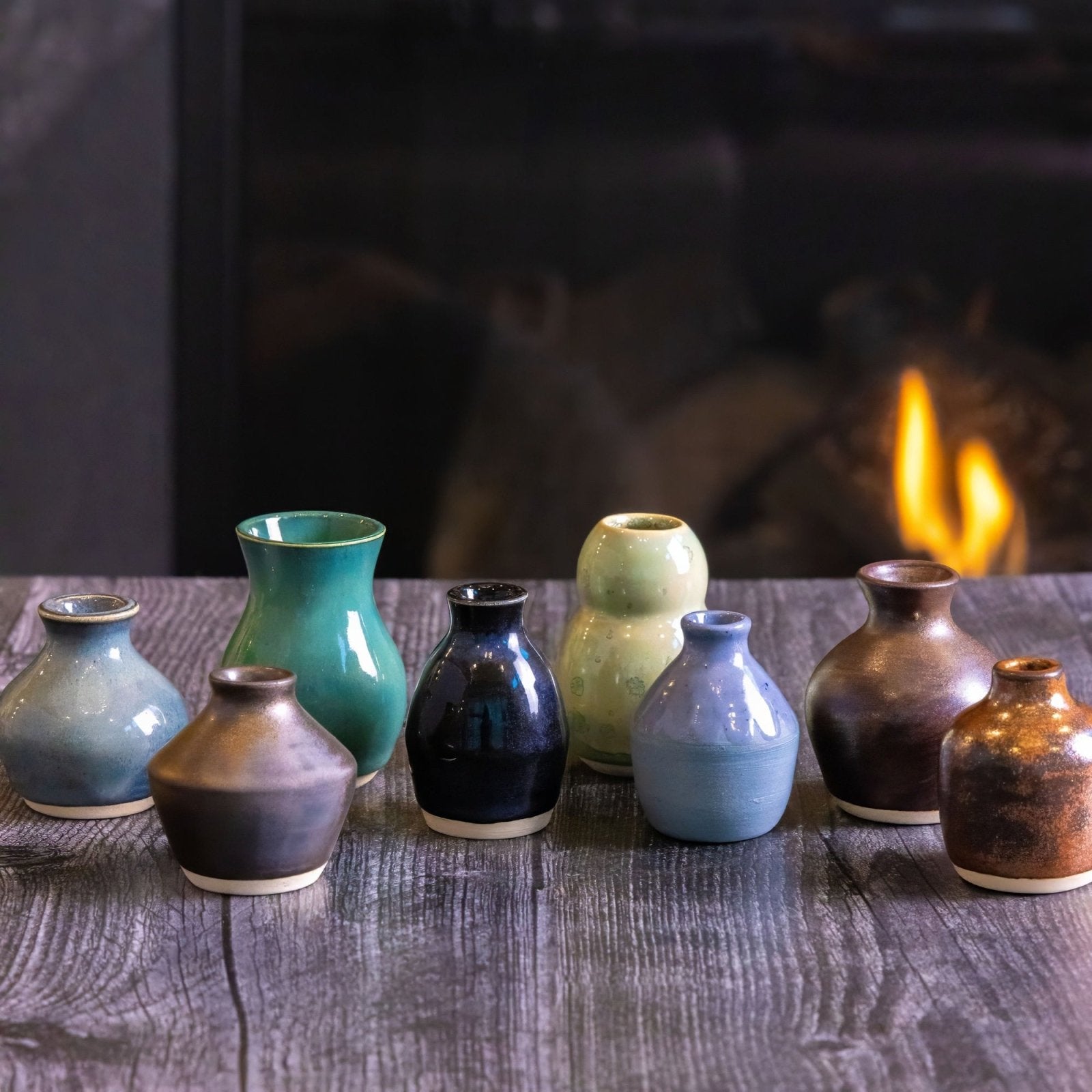 Miniature Stoneware Sphere Pot #565 - Small Decorative Ceramic Planter for Succulents, Air Plants & Home Decor | Perfect for Indoor Gardens, Office Desks & Gift Giving