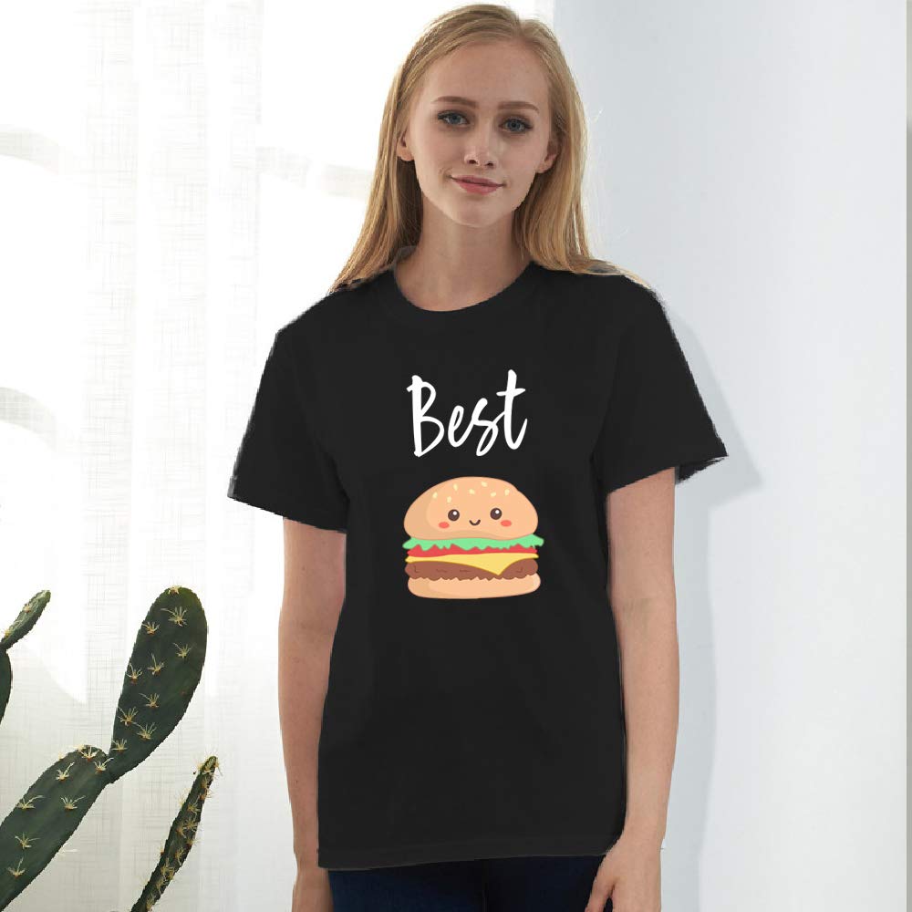 Soul Couple Best Friend Matching Tshirts for 3 Girls - Cute BFF Sister Tee Shirts for Women - Perfect for Birthdays, Parties, and Sister Trios