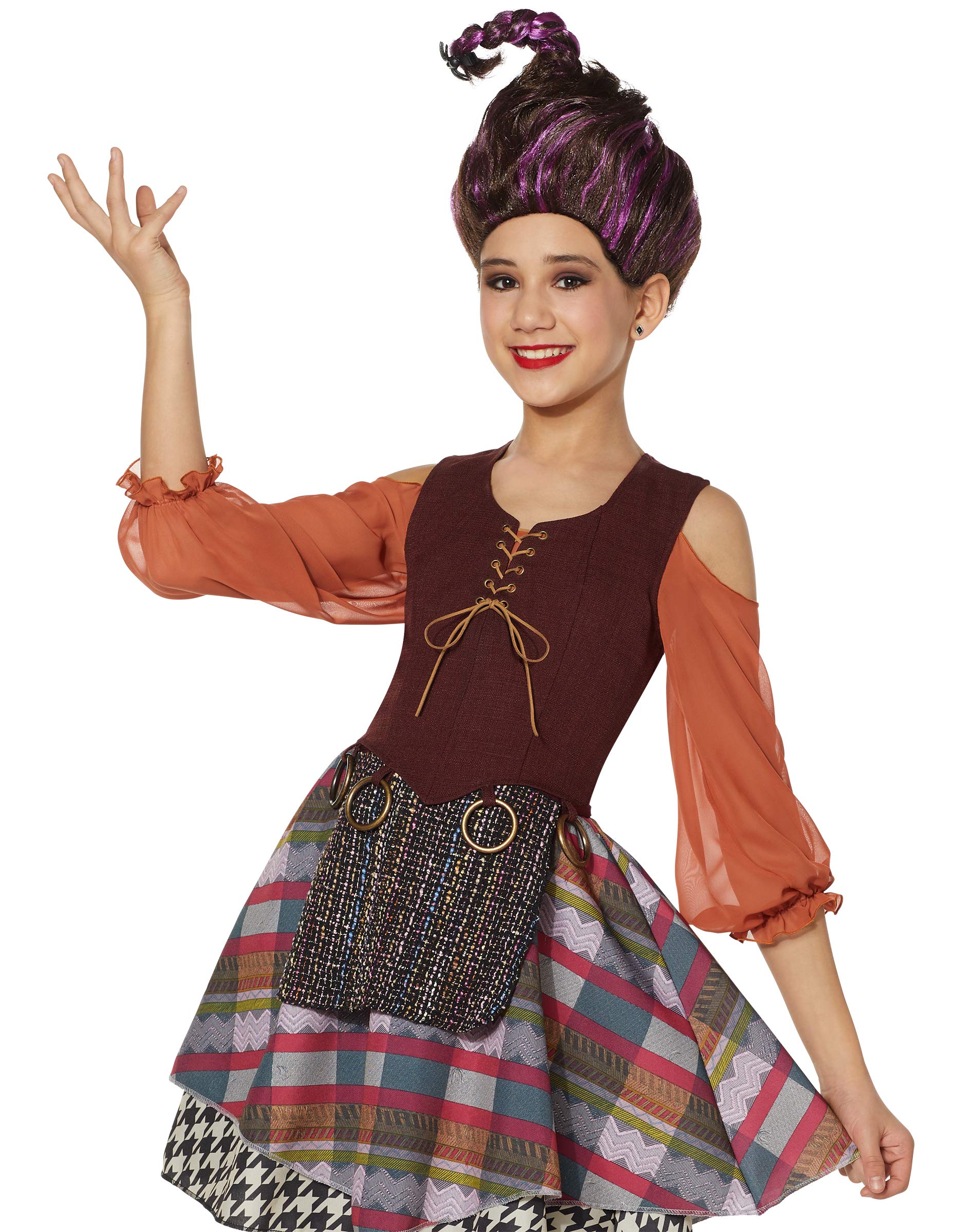 Hocus Pocus Mary Sanderson Costume | Officially Licensed Disney Witch Outfit for Halloween & Cosplay