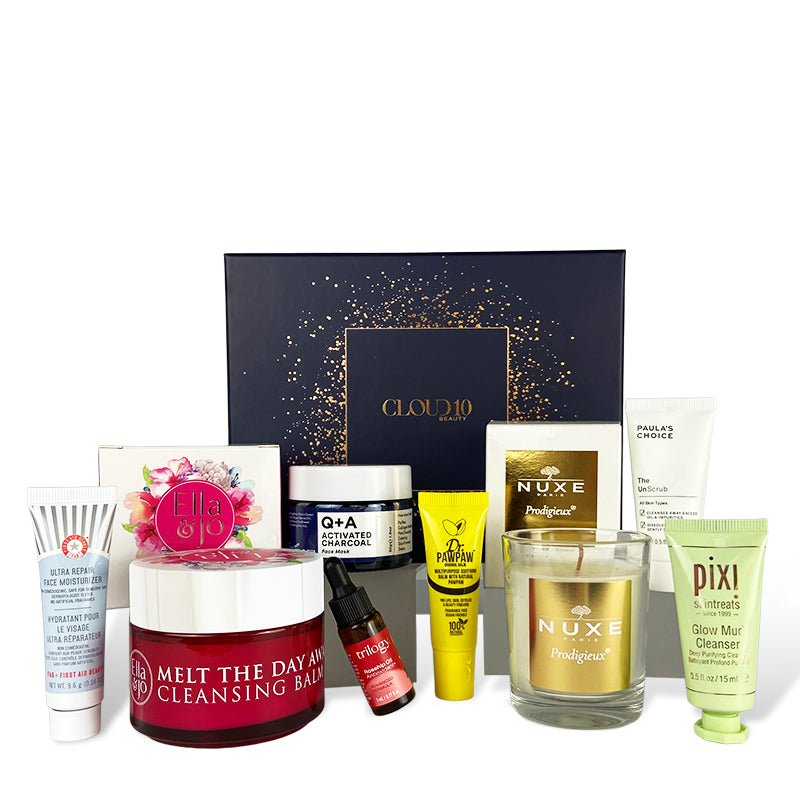 Cloud 10 Beauty #GlowStar Gift Set - Limited Edition Skincare Collection with Vitamin C Serum & Hydrating Face Mask | Perfect for Spa Day Gifts & Self-Care Routine