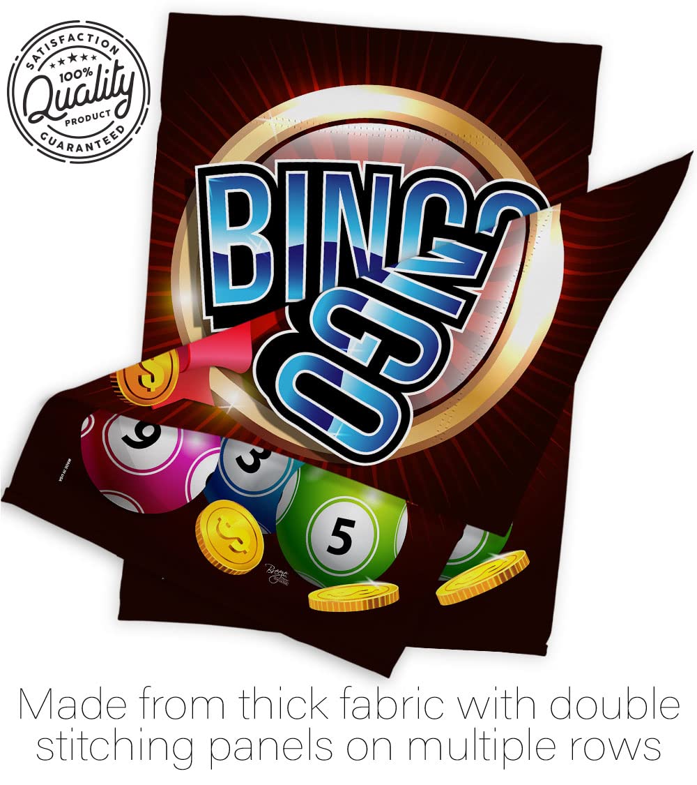 Breeze Decor Bingo House Flag Set 28x40 with Pole - Outdoor Garden Decor