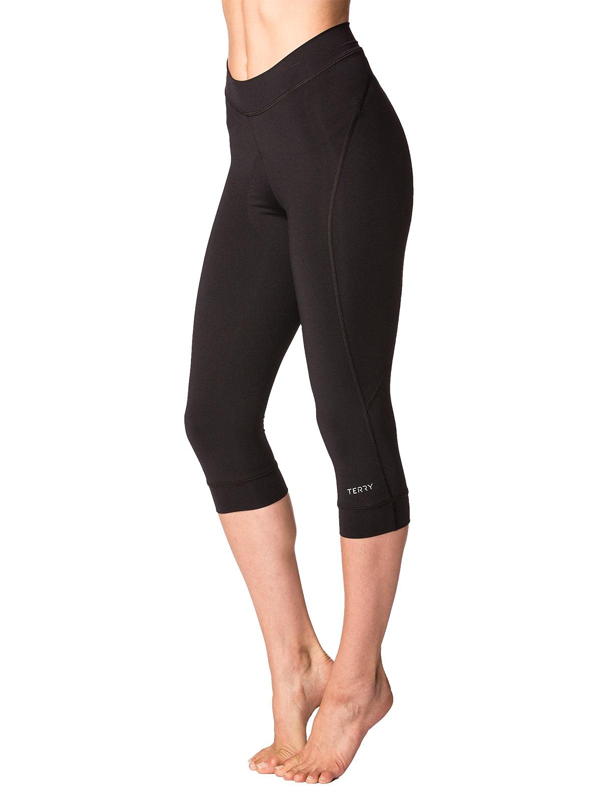Women's Terry Cycling Pants - Padded Breakaway Bike Knicker 18