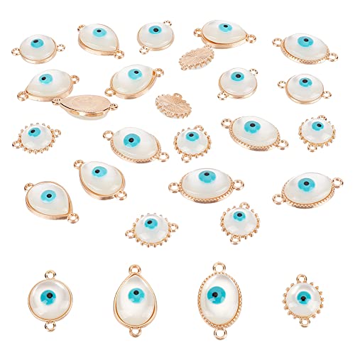 4 Styles Double Ring Evil Eye